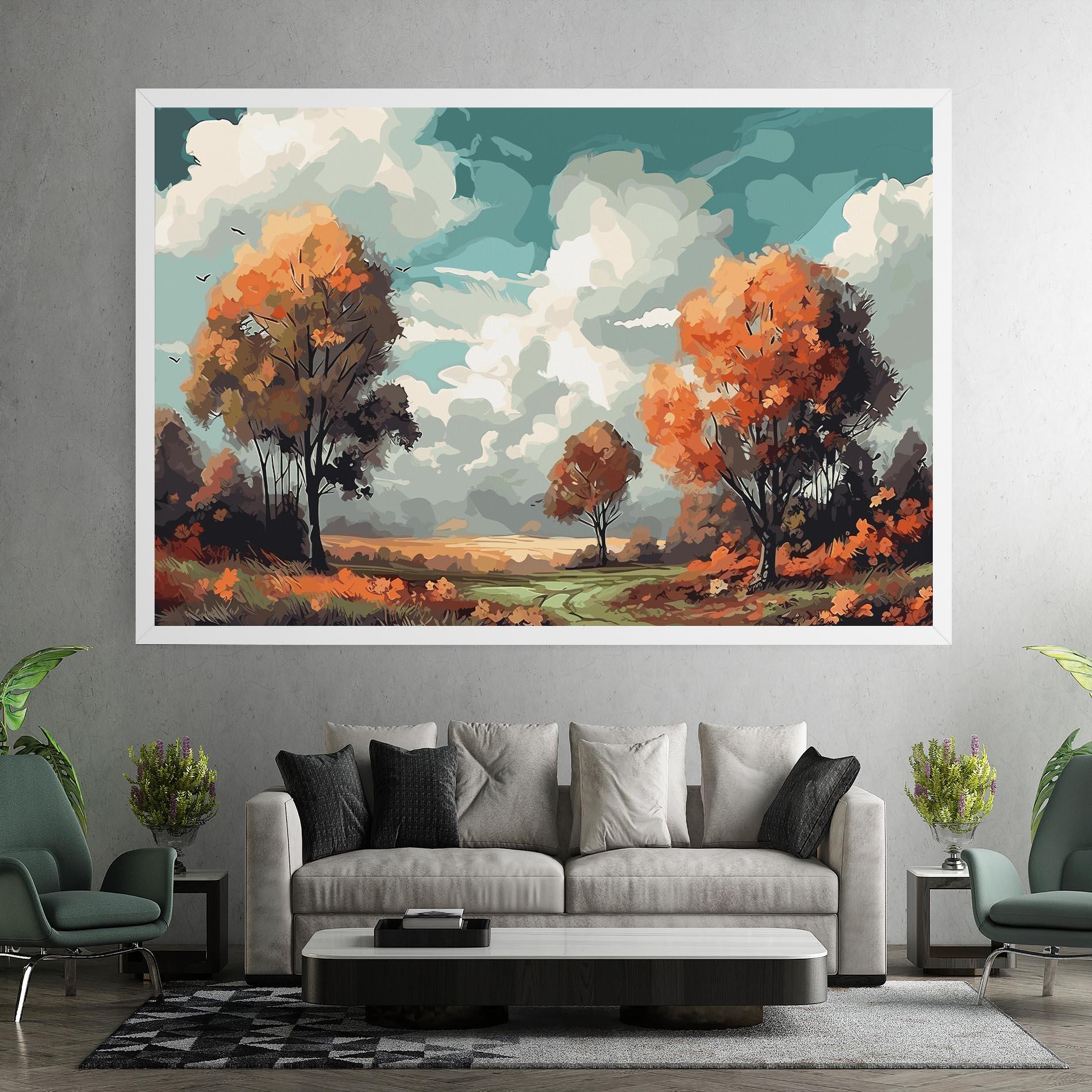 Leinwandbild Autumn Art mockup 7