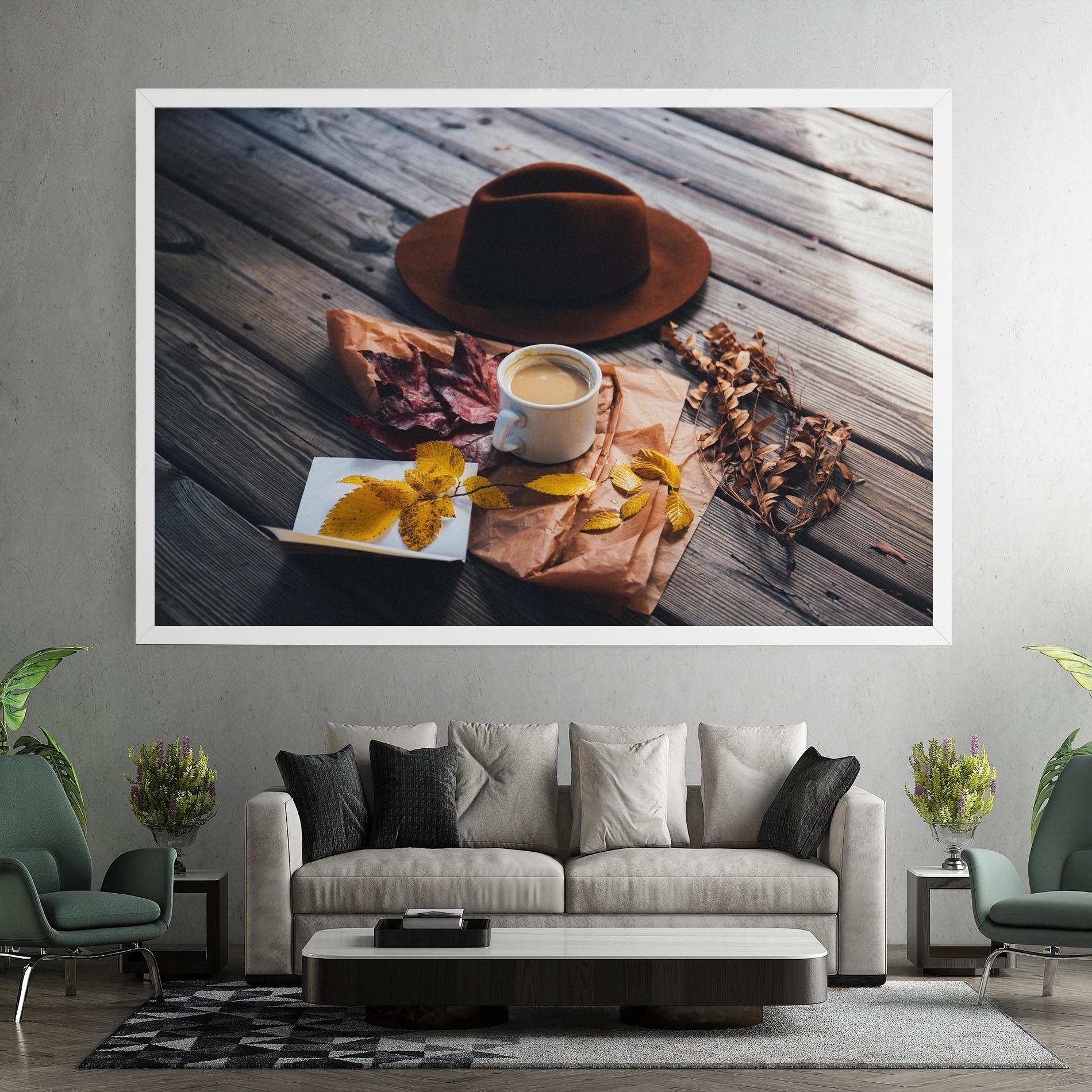 Leinwandbild Autumn Coffee Vibe mockup 7