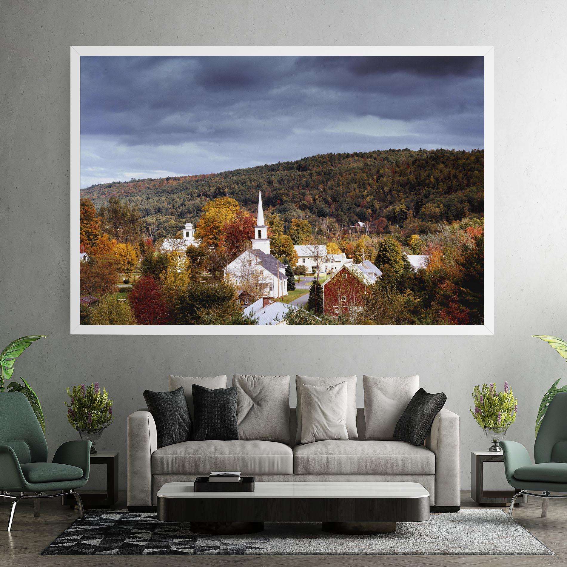 Leinwandbild Autumn Trees mockup 7