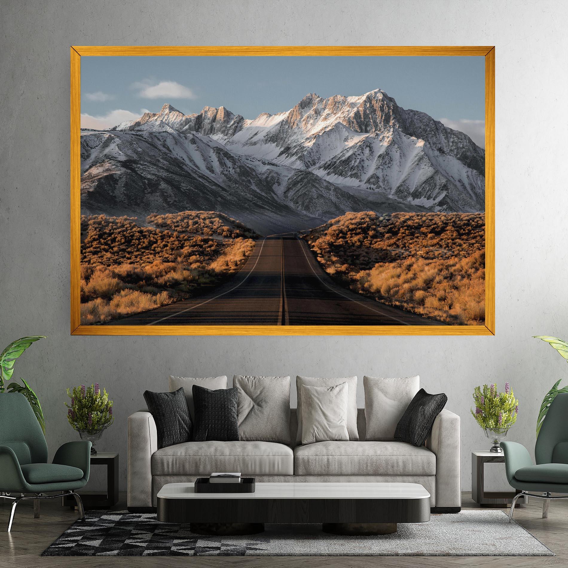 Leinwandbild Autumn Mountain View mockup 7