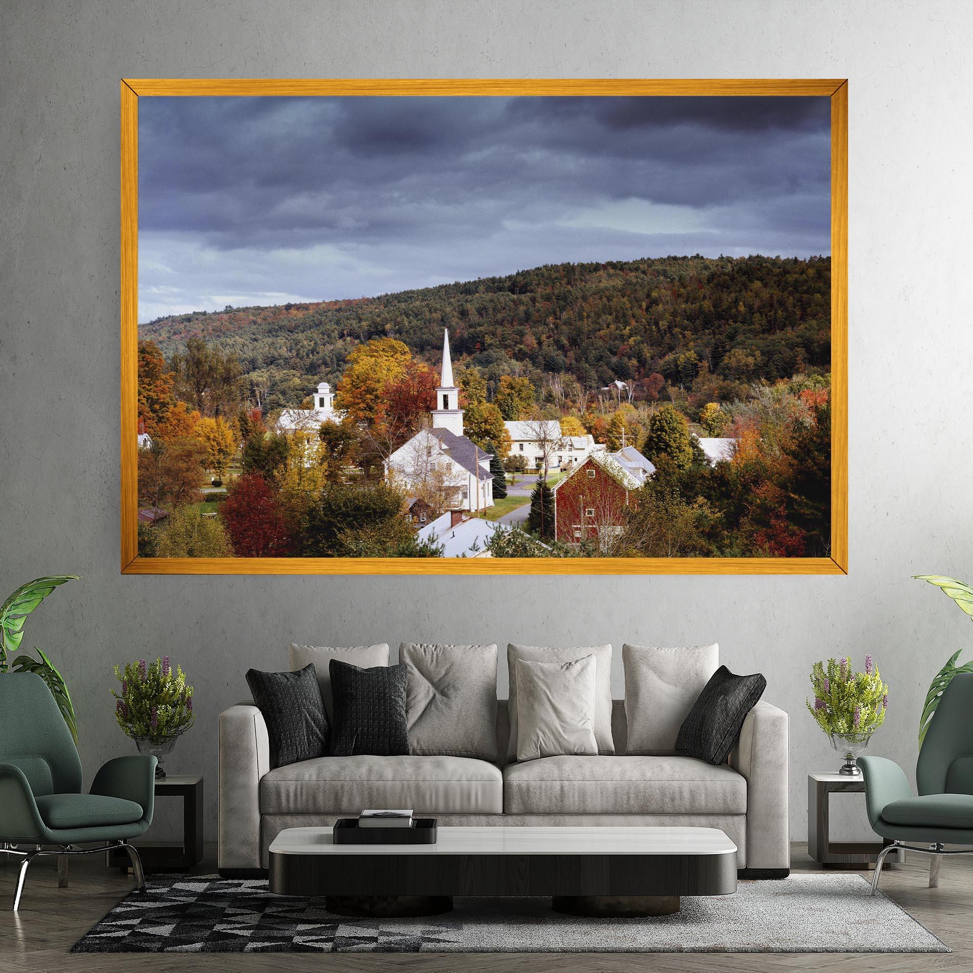 Leinwandbild Autumn Trees mockup 7