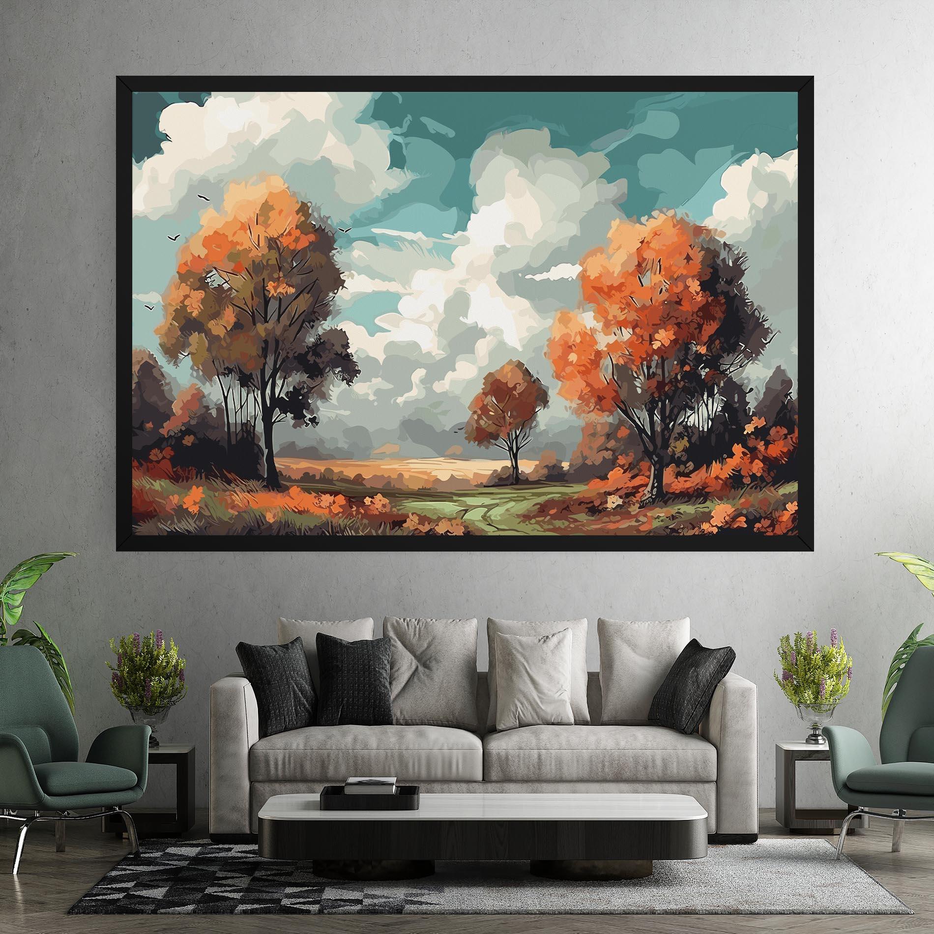 Leinwandbild Autumn Art mockup 7