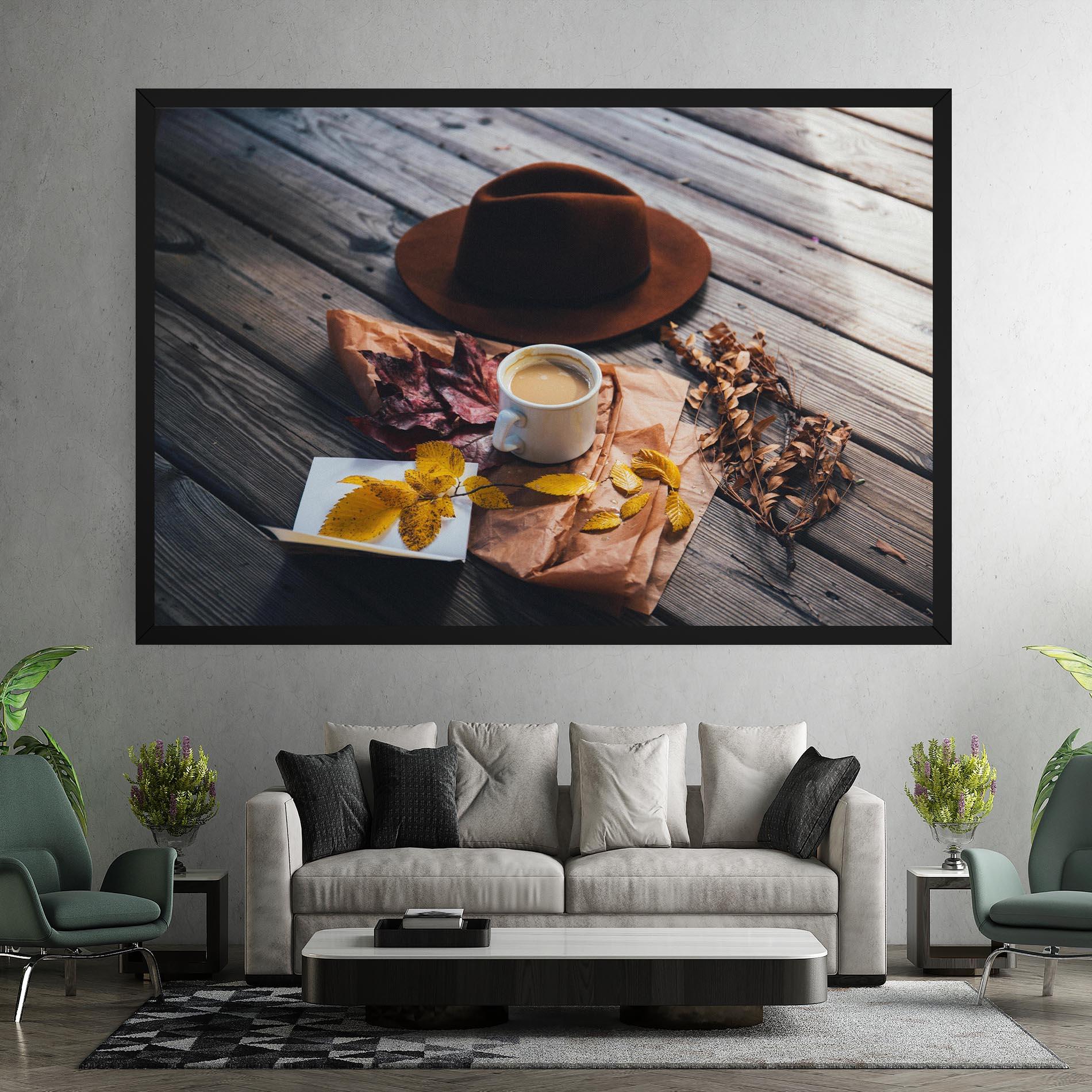 Leinwandbild Autumn Coffee Vibe mockup 7