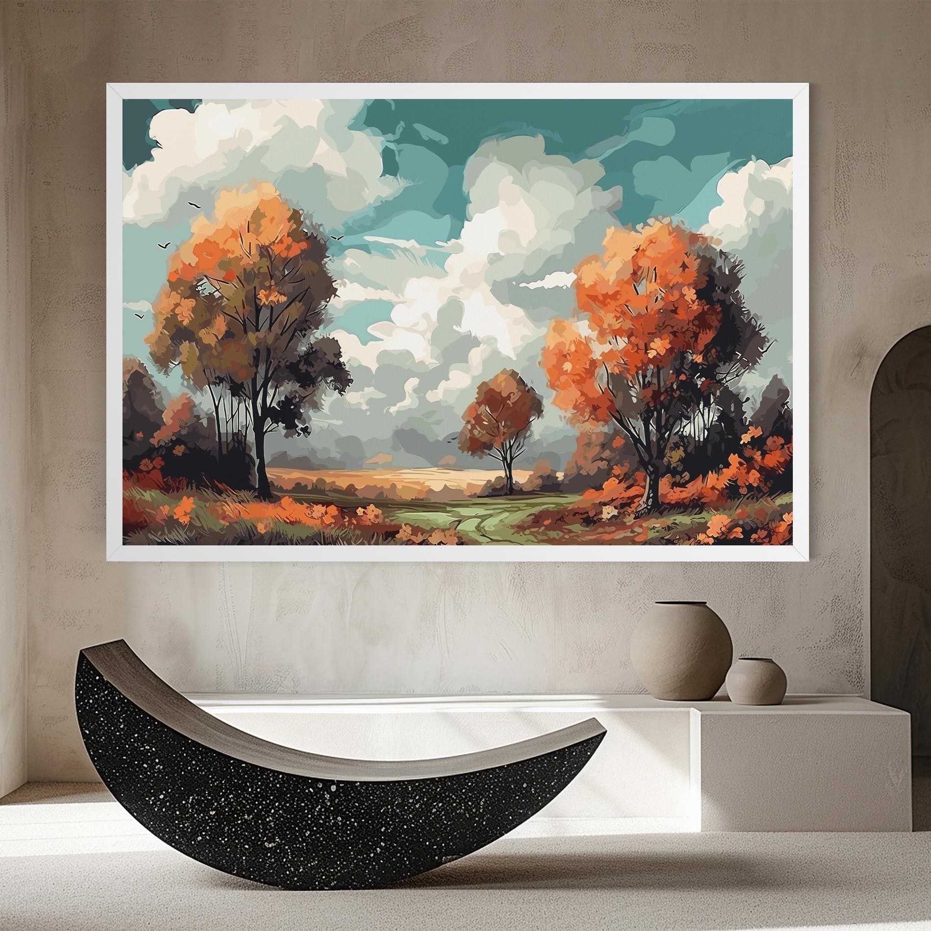 Leinwandbild Autumn Art mockup 8