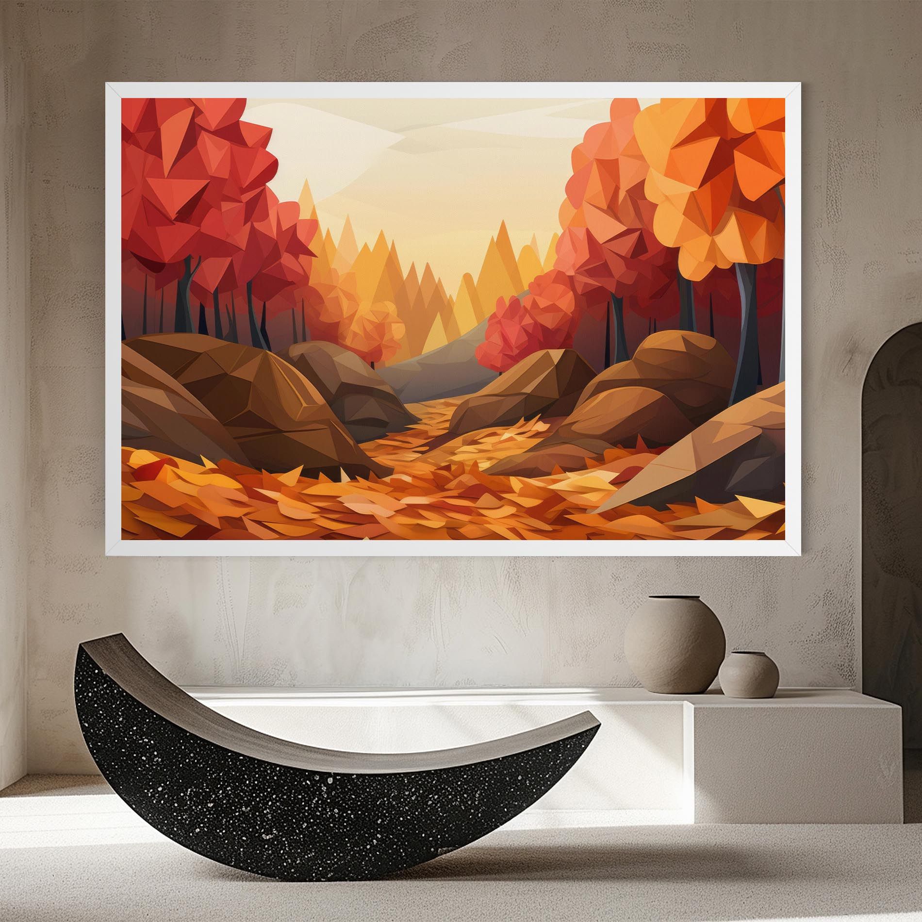 Autumn Orange Forest mockup 8