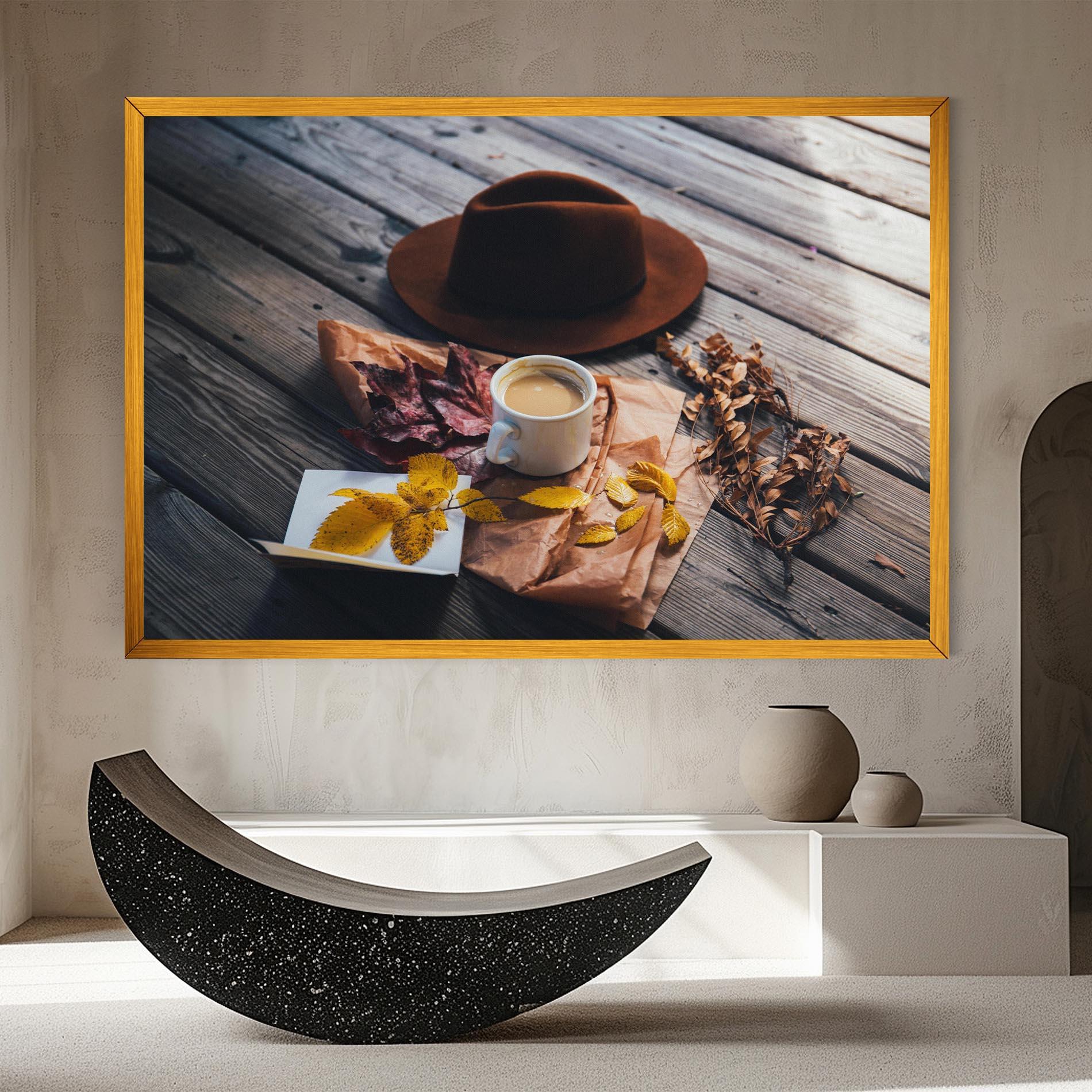 Leinwandbild Autumn Coffee Vibe mockup 8