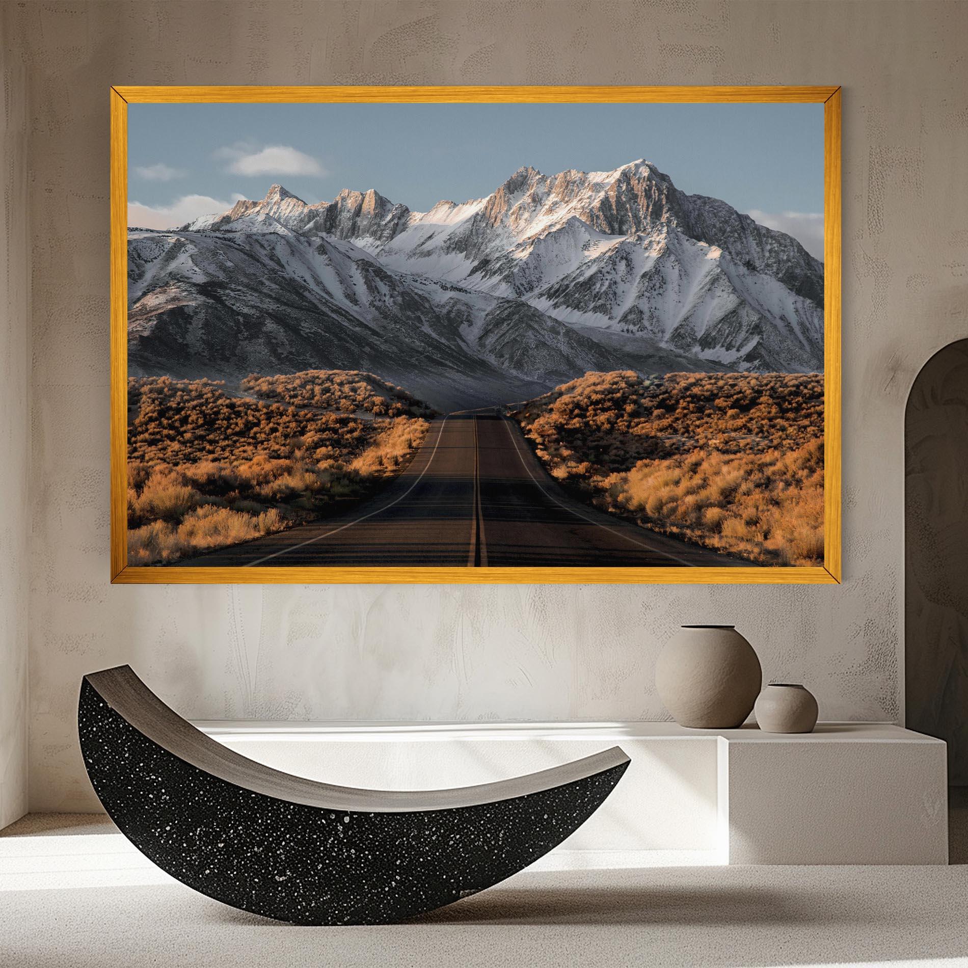 Leinwandbild Autumn Mountain View mockup 8