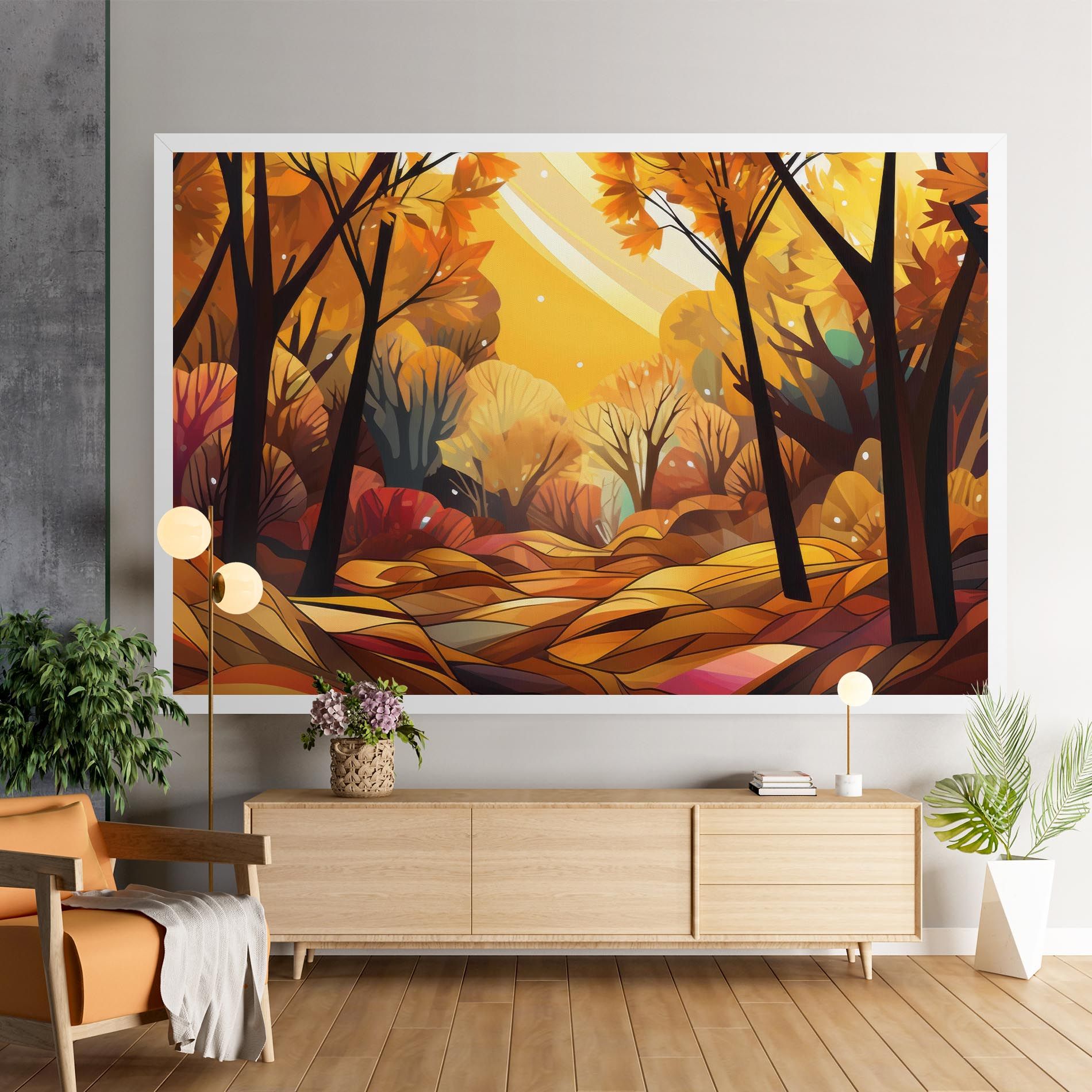 Autumn Forest Art mockup 9