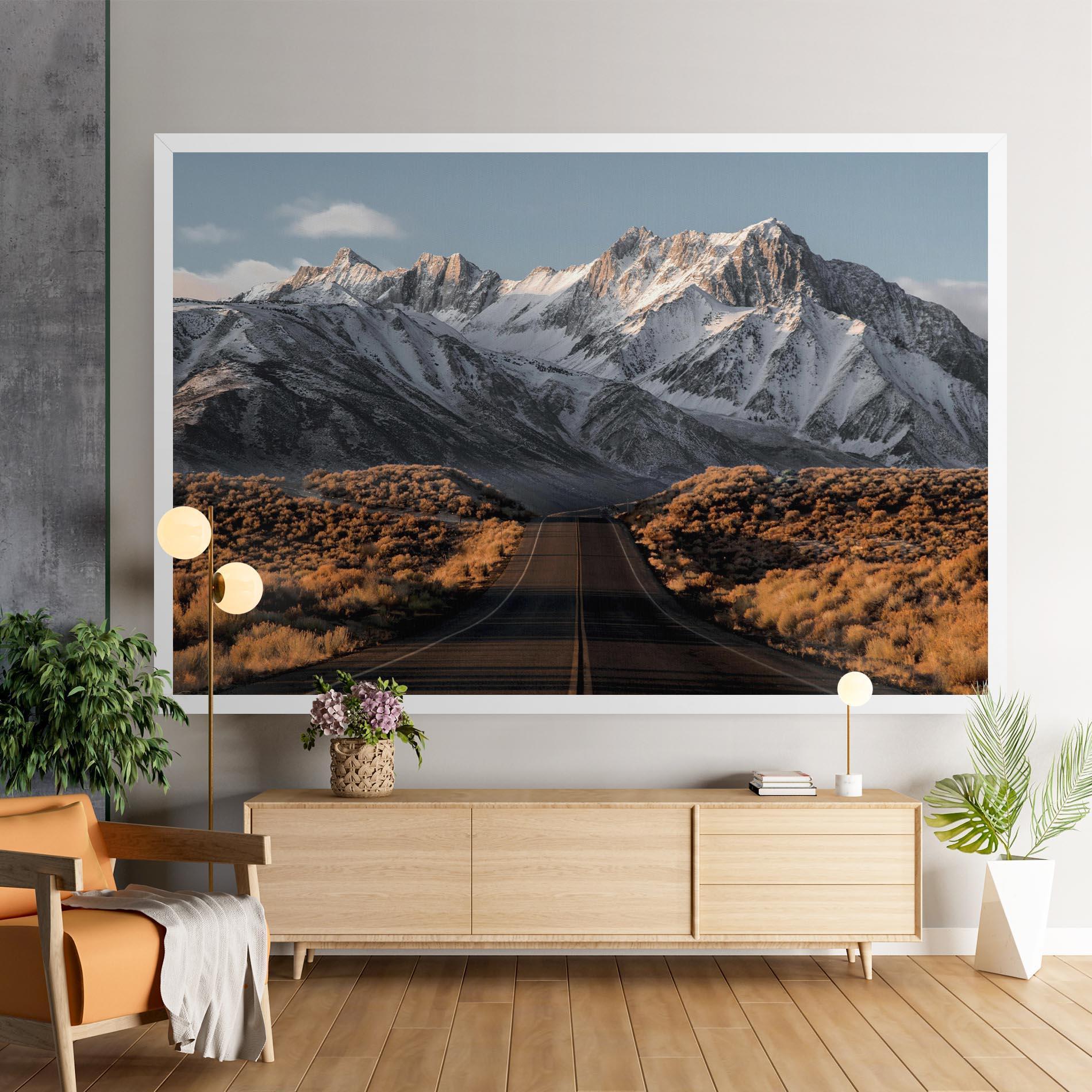 Leinwandbild Autumn Mountain View mockup 9