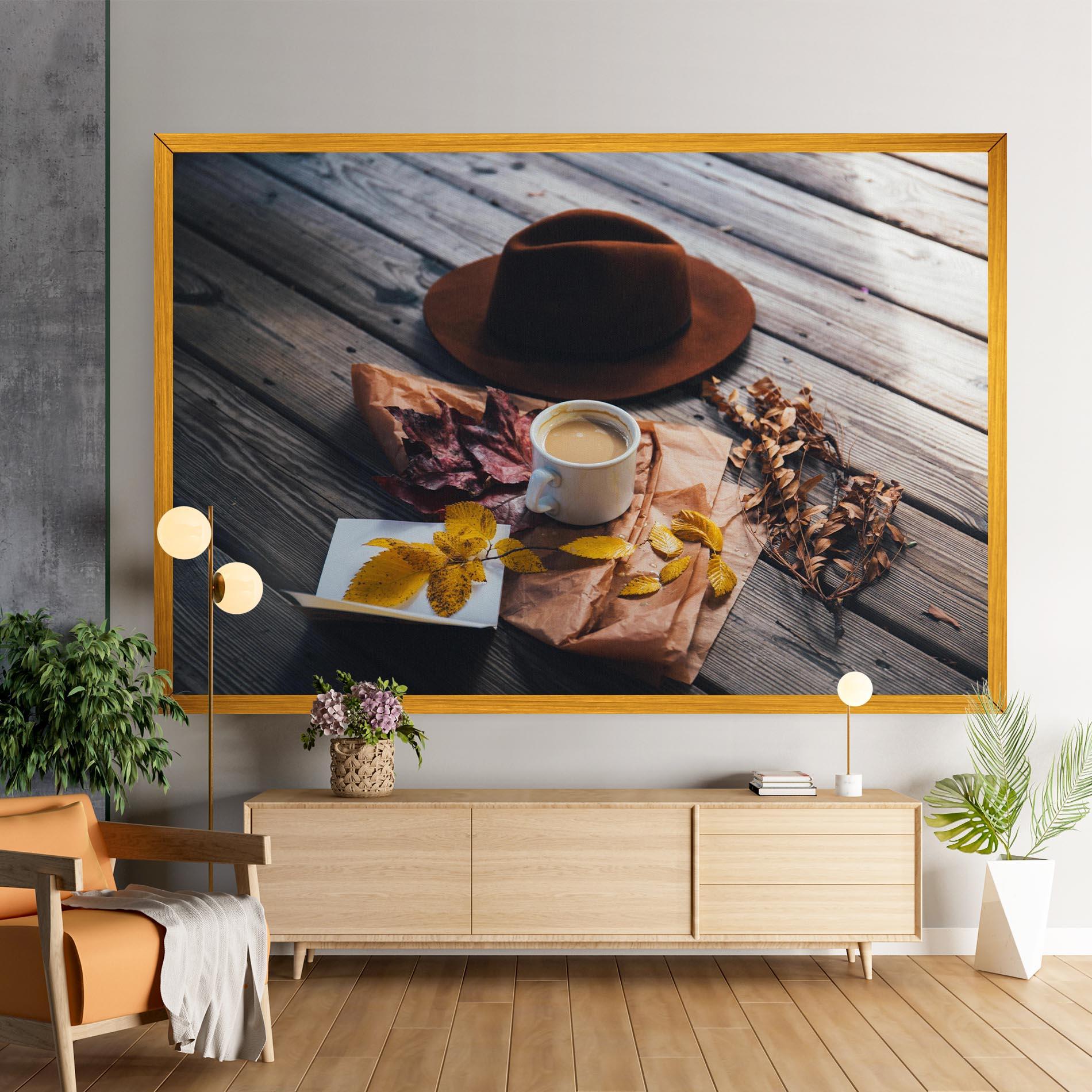 Leinwandbild Autumn Coffee Vibe mockup 9