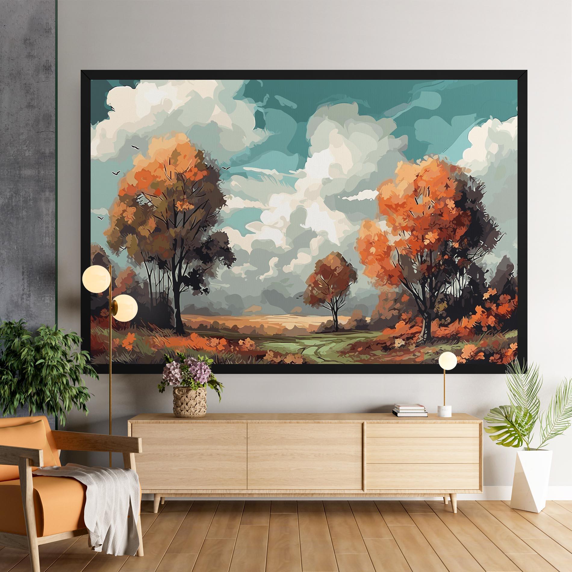 Leinwandbild Autumn Art mockup 9