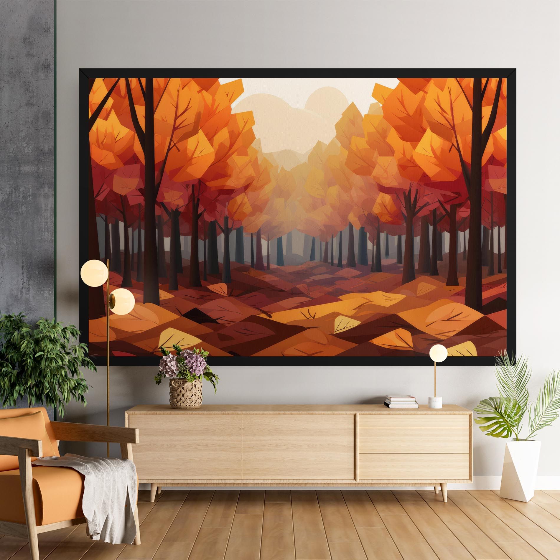 Autumn Forest View mockup 9
