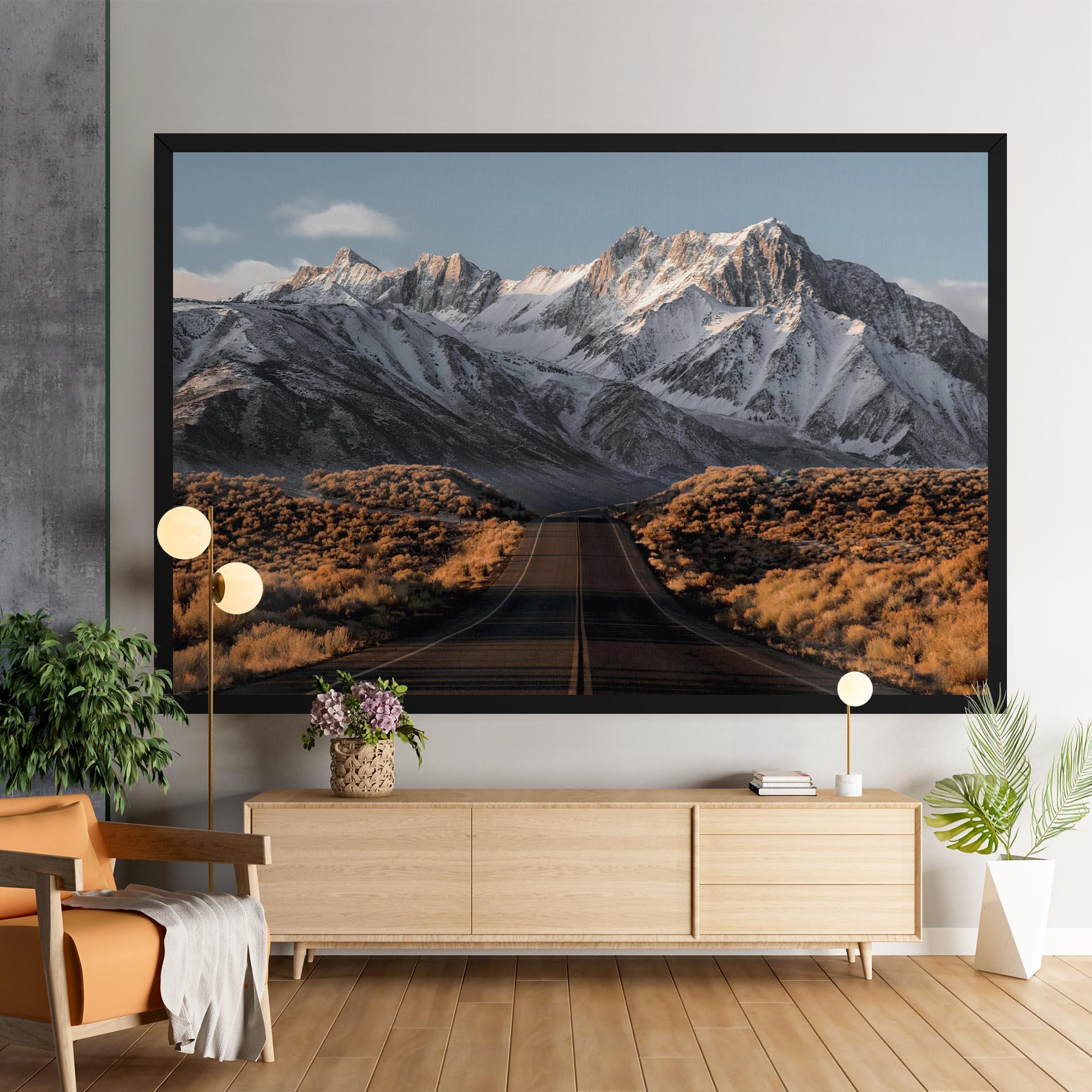 Leinwandbild Autumn Mountain View mockup 9