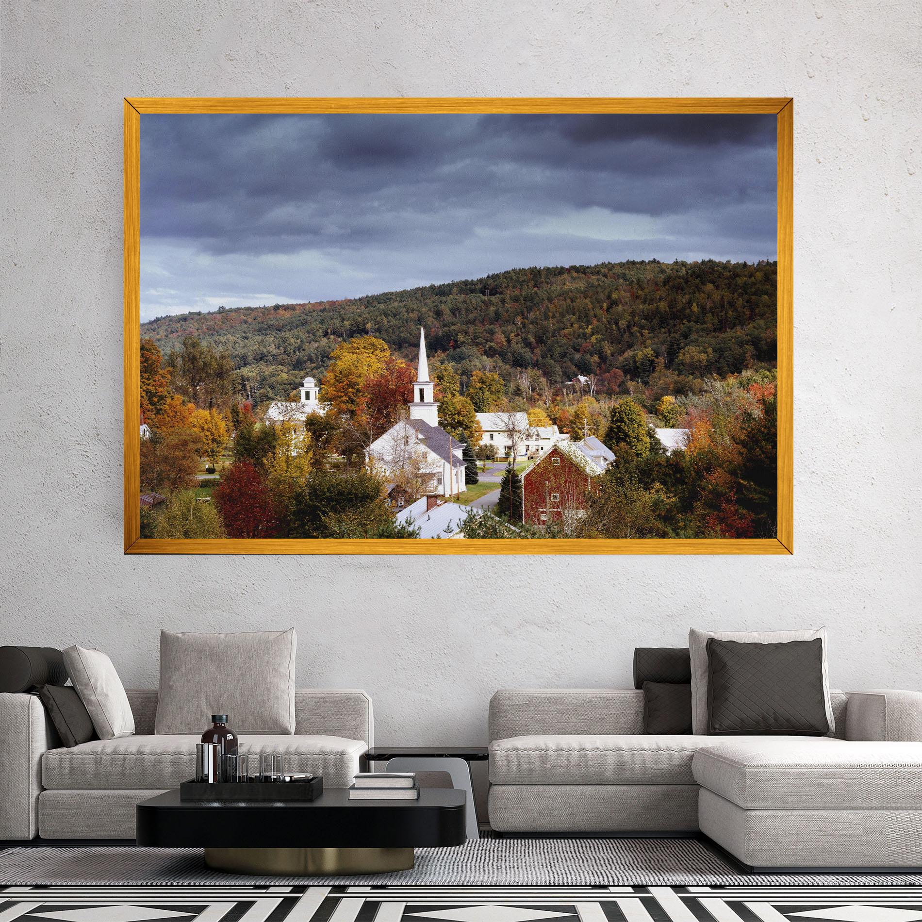 Leinwandbild Autumn Trees mockup 2