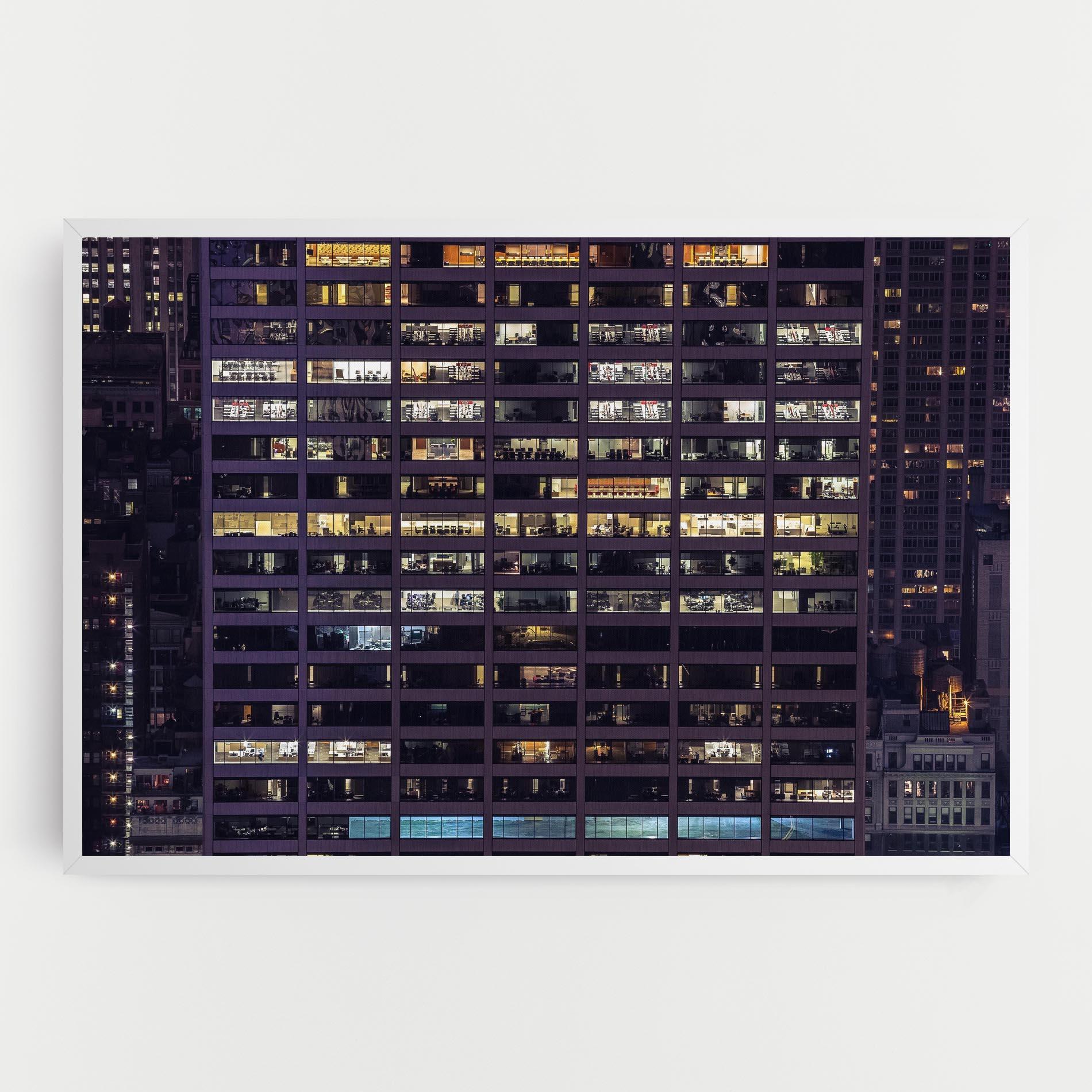 Leinwandbild Building Lights mockup 0
