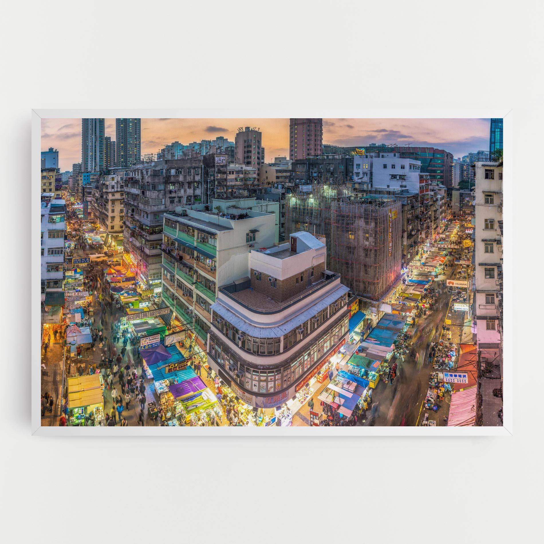 Leinwandbild Colorful Building mockup 0