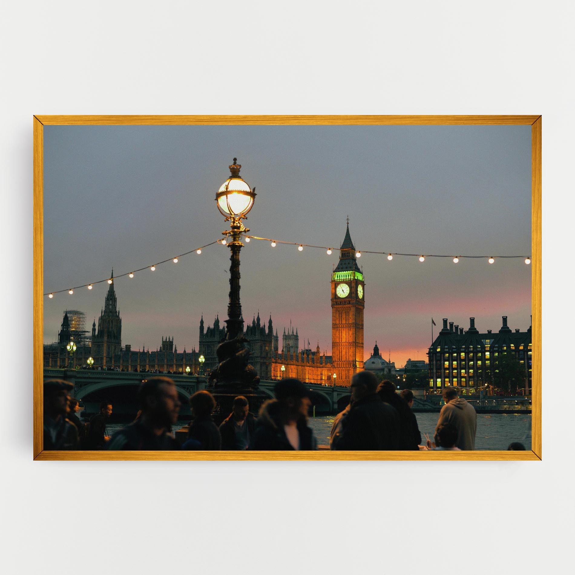 Leinwandbild Clock Lights mockup 0