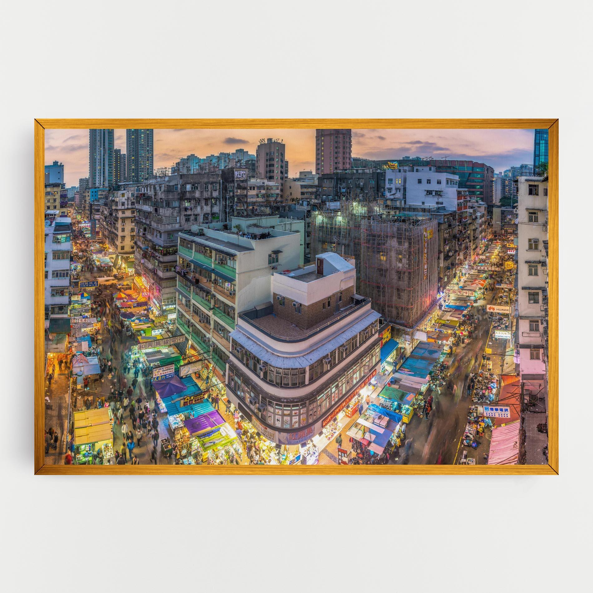 Leinwandbild Colorful Building mockup 0