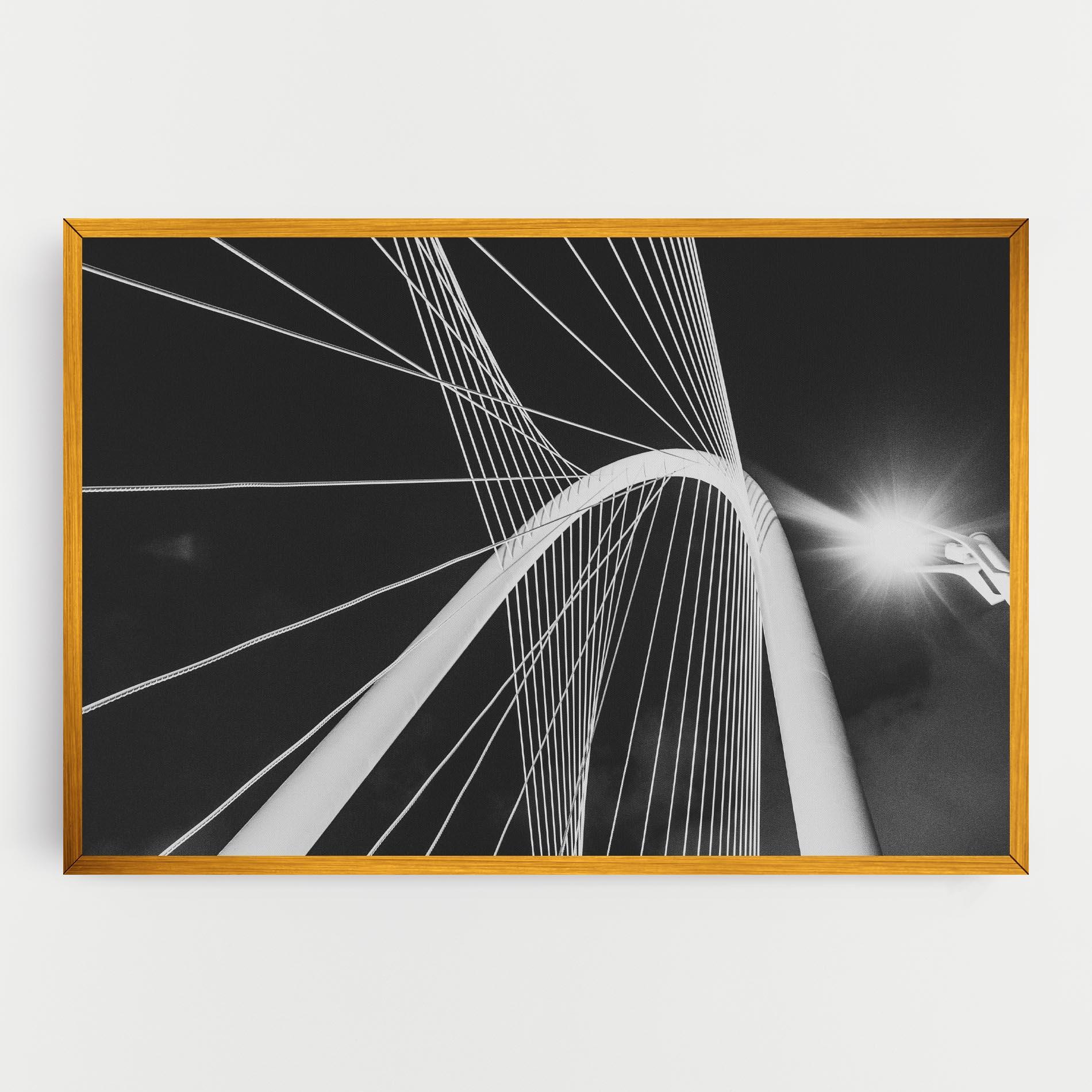 Leinwandbild White Glass Building mockup 0