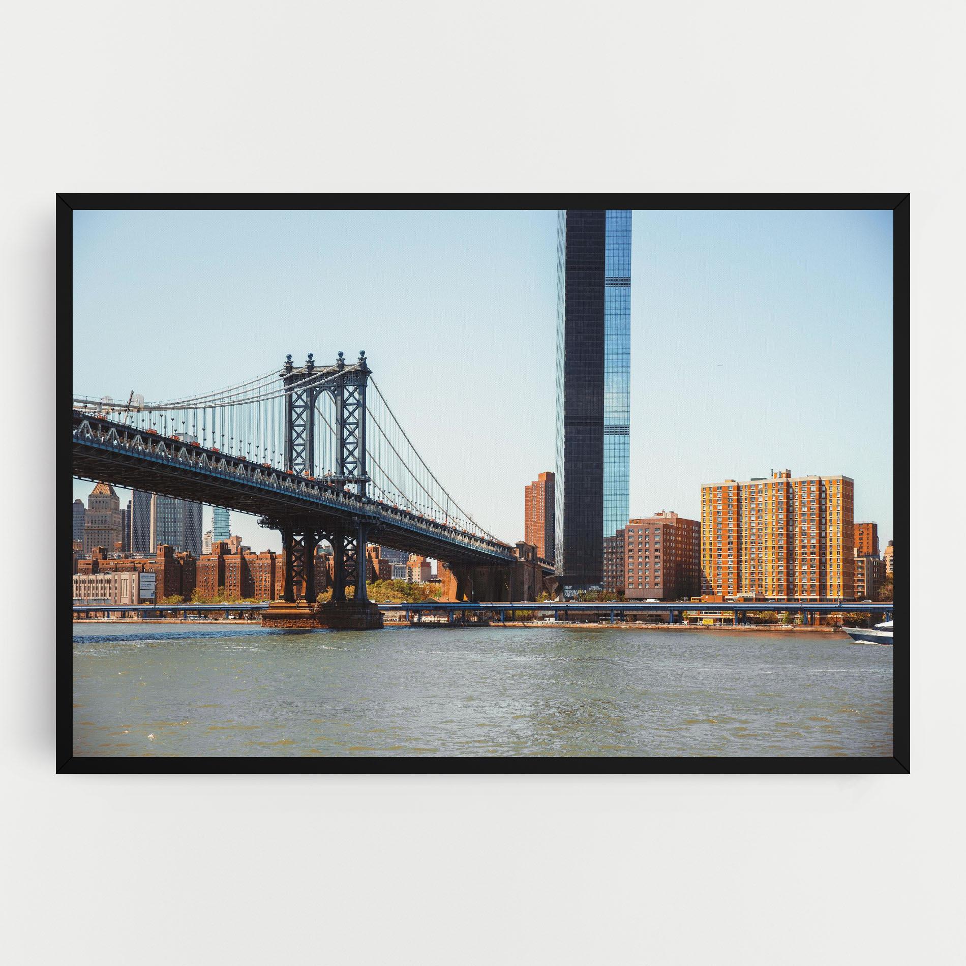 Leinwandbild Big City Bridge mockup 0