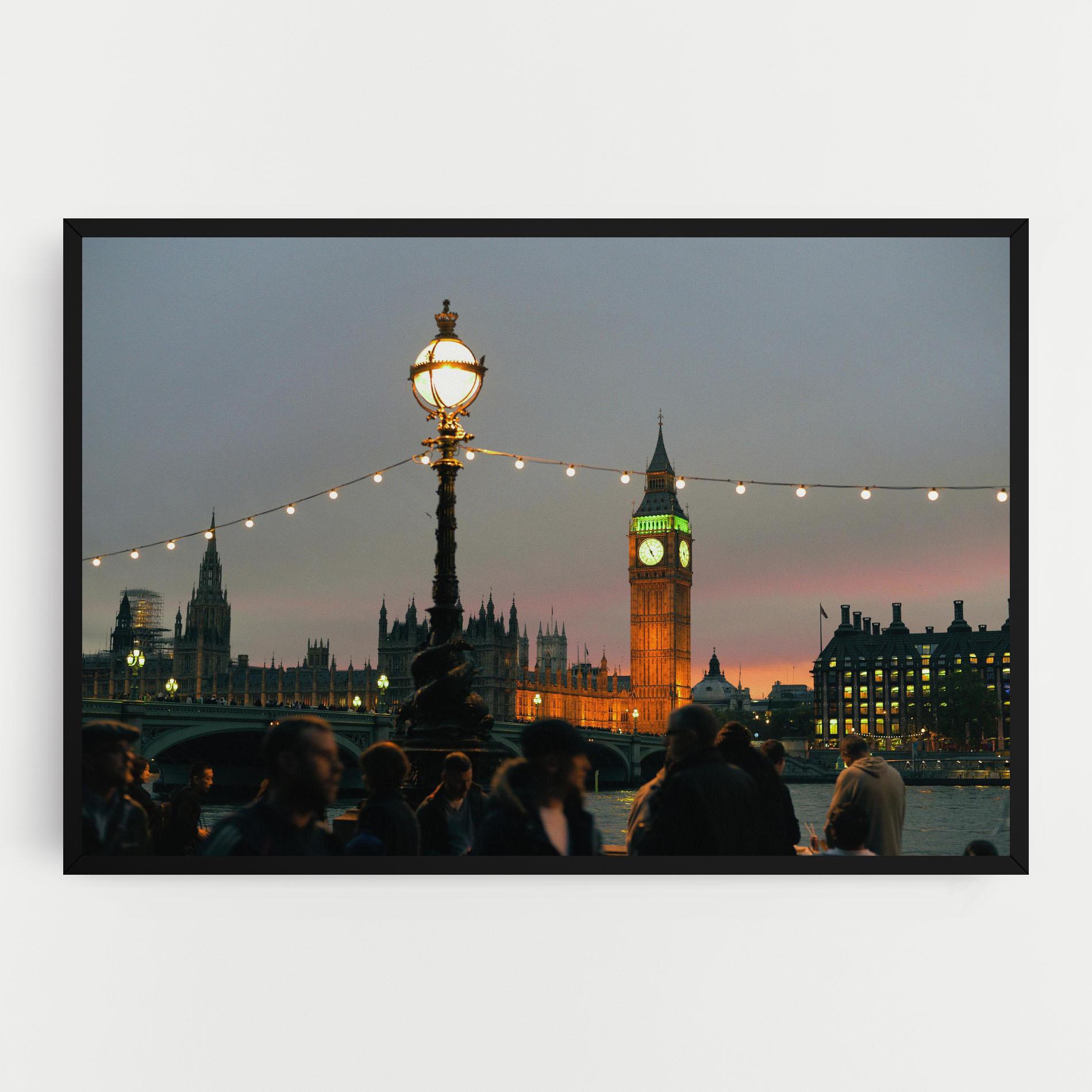 Leinwandbild Clock Lights mockup 0