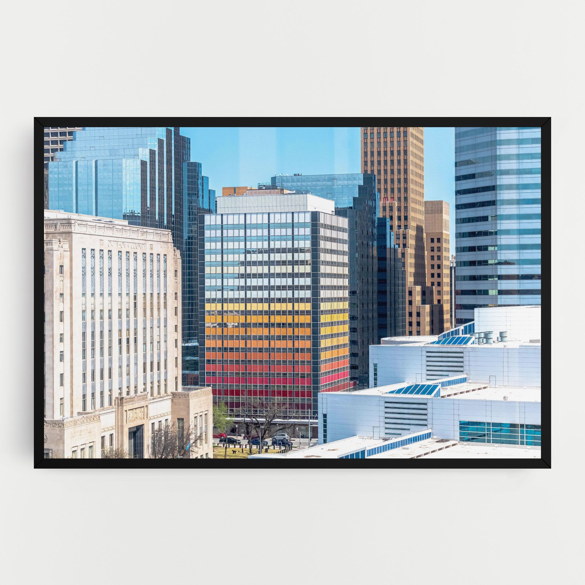 Colorful Urban Building mockup 0