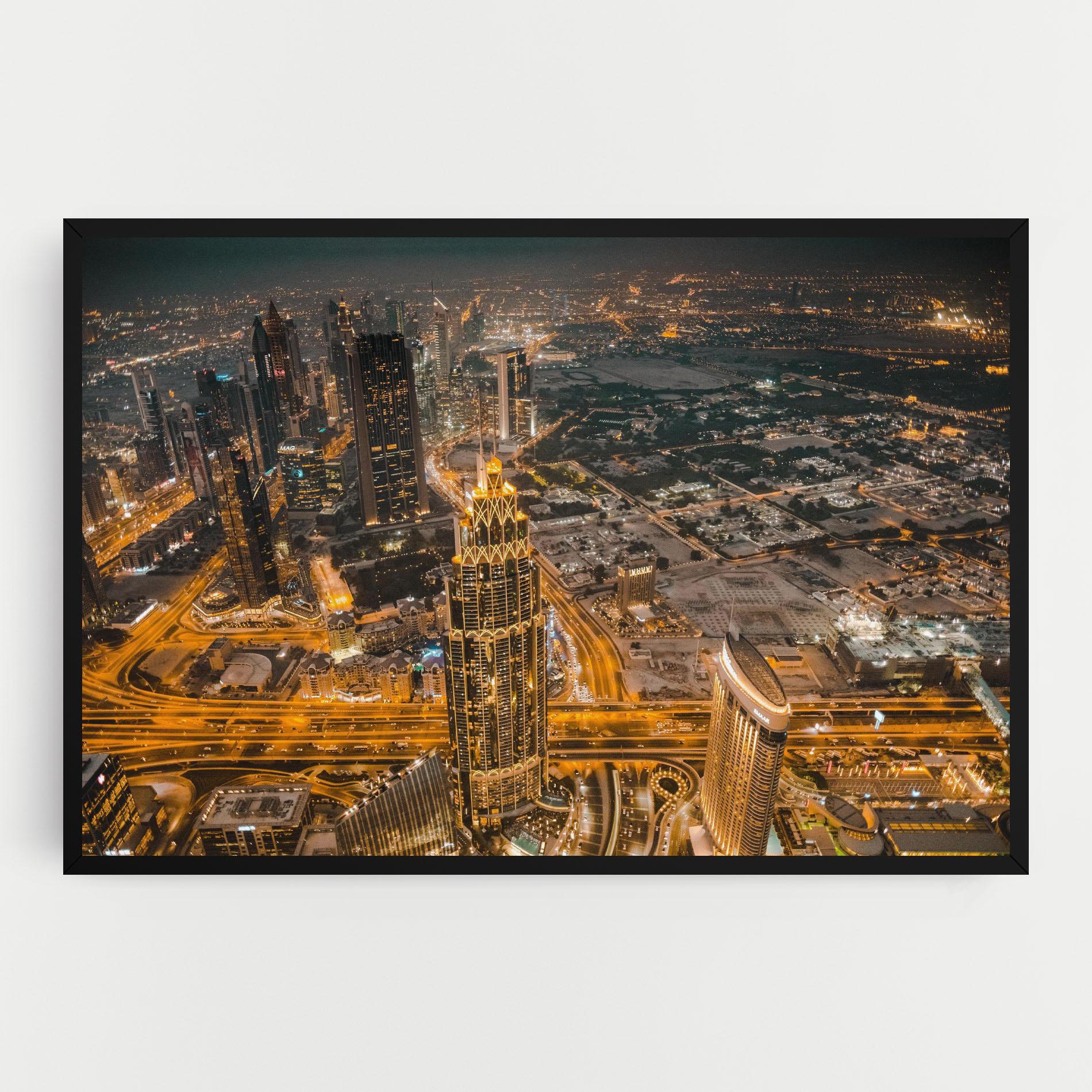 Leinwandbild Dubai Lights mockup 0