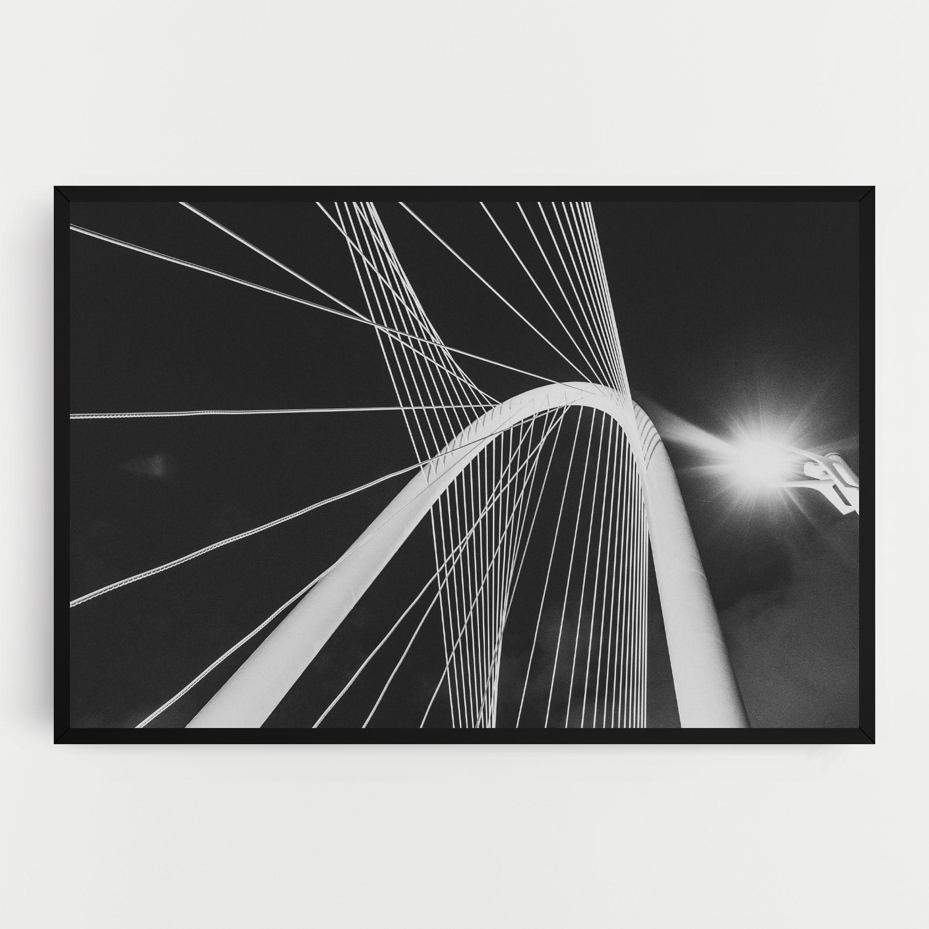 Leinwandbild White Glass Building mockup 0