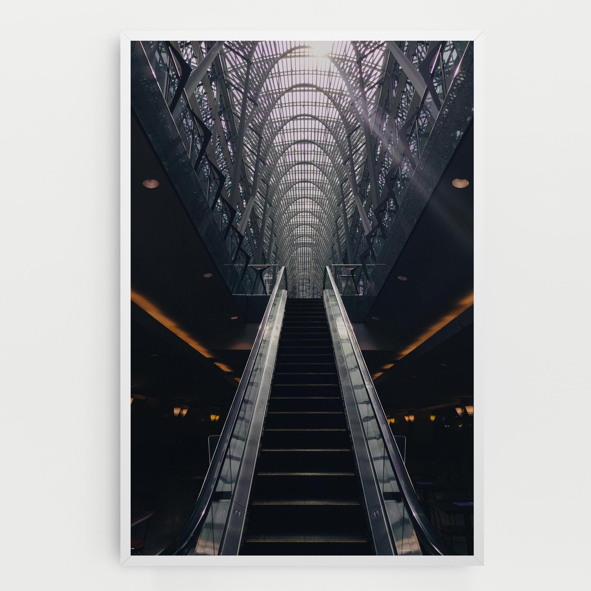 Grey Stairs Building mockup 0