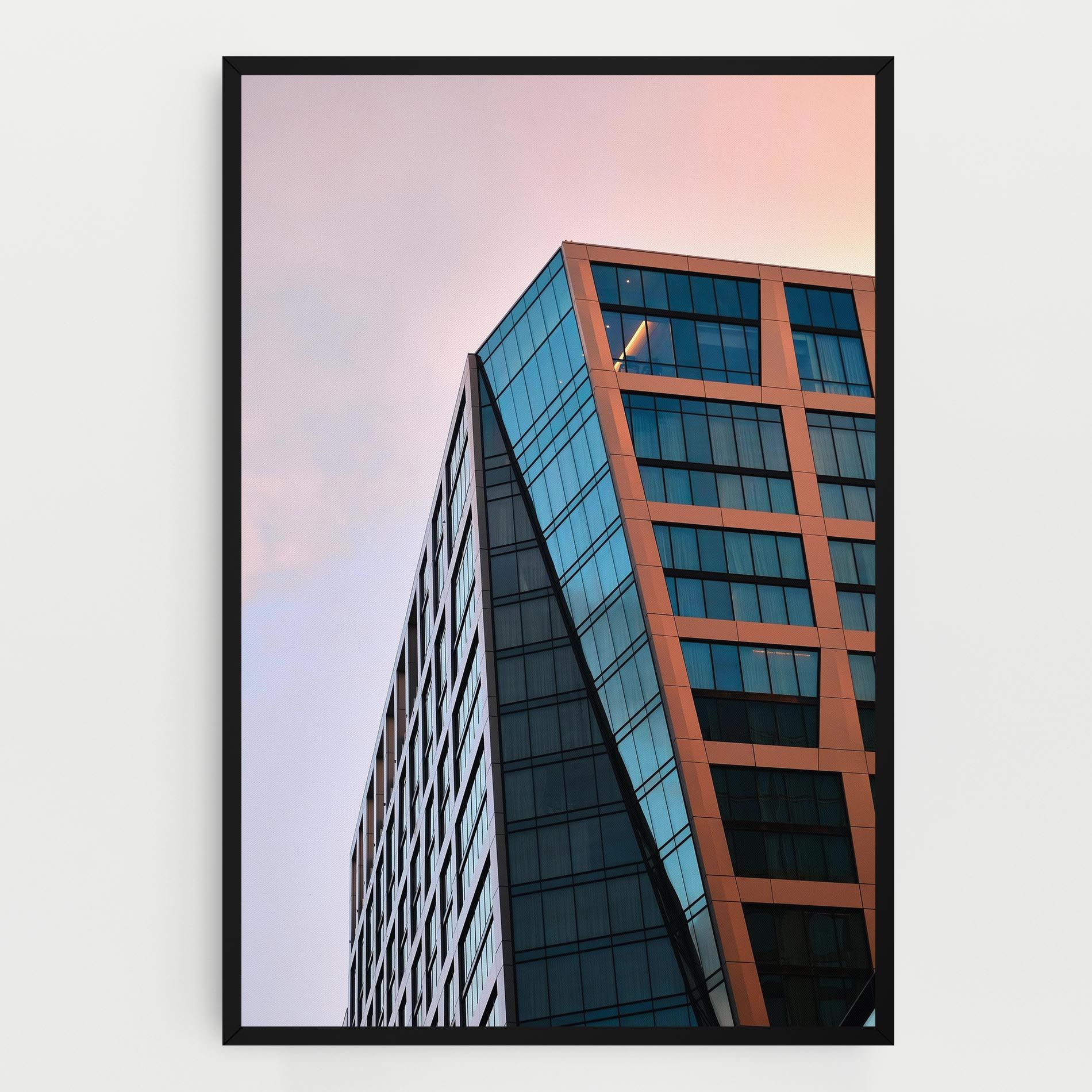 Blue Glass Building mockup 0