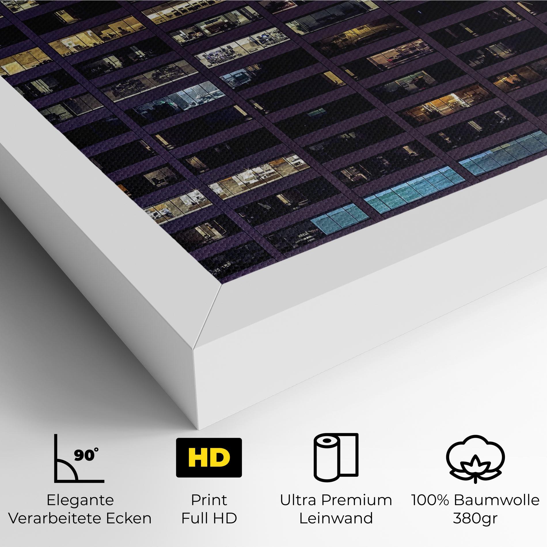 Leinwandbild Building Lights mockup 4