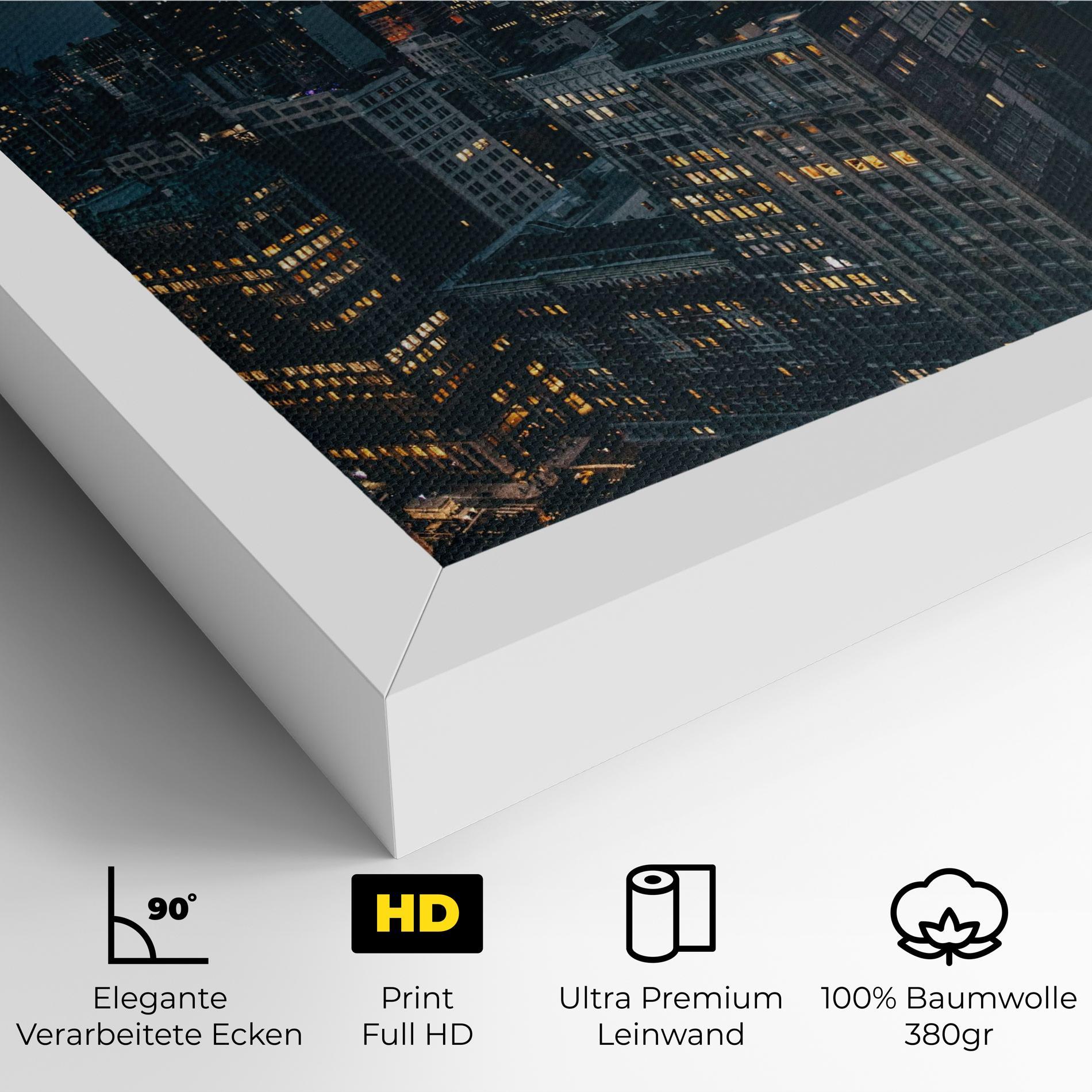 Leinwandbild City Night mockup 4