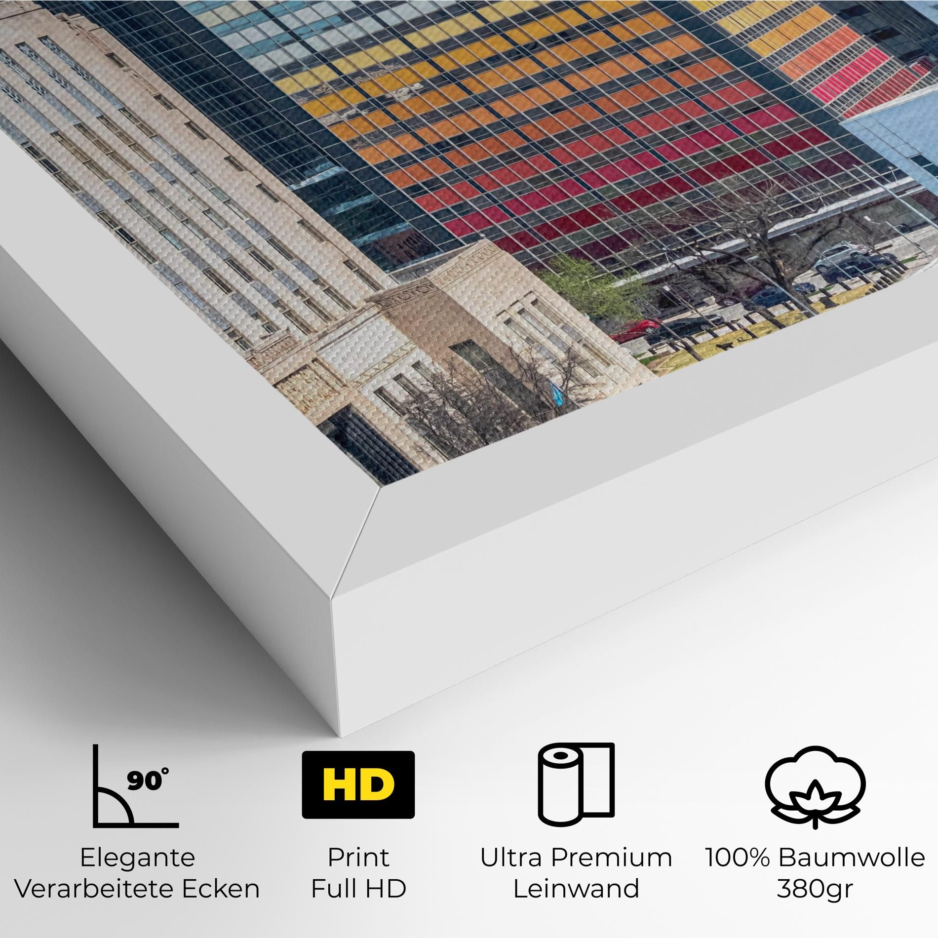 Colorful Urban Building mockup 4