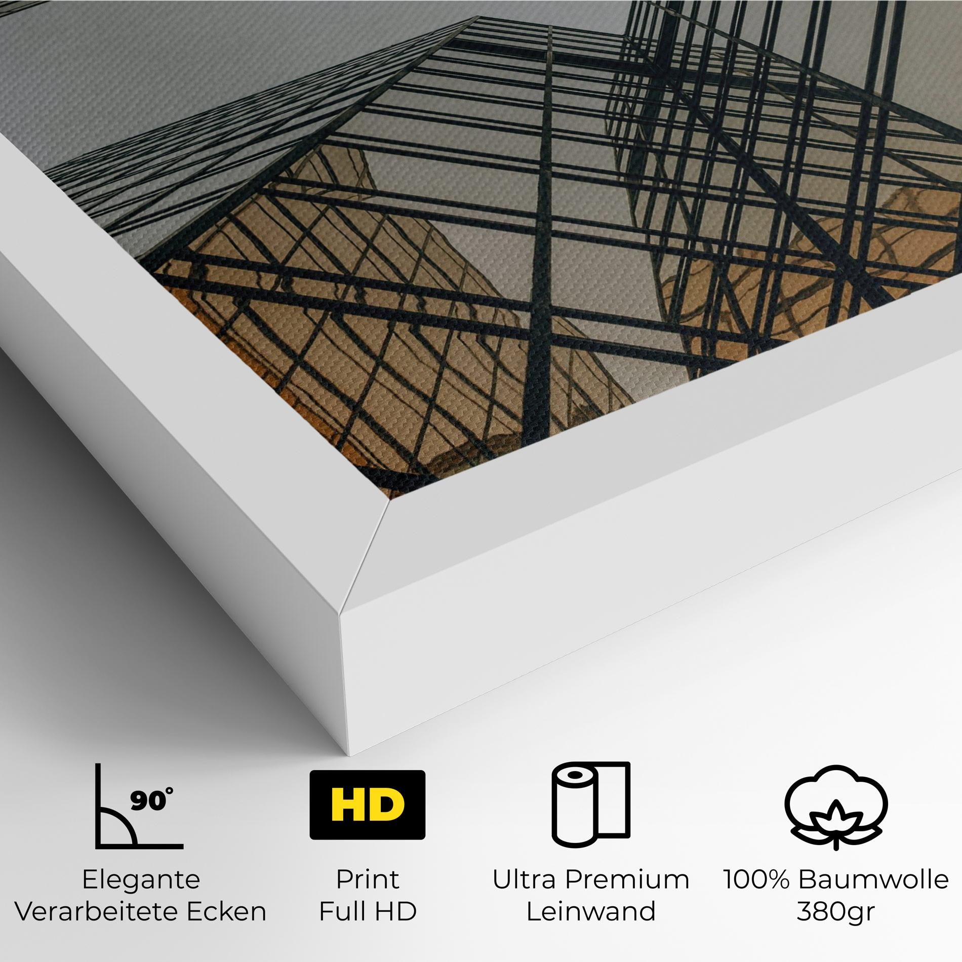 Orange Glass Building mockup 4