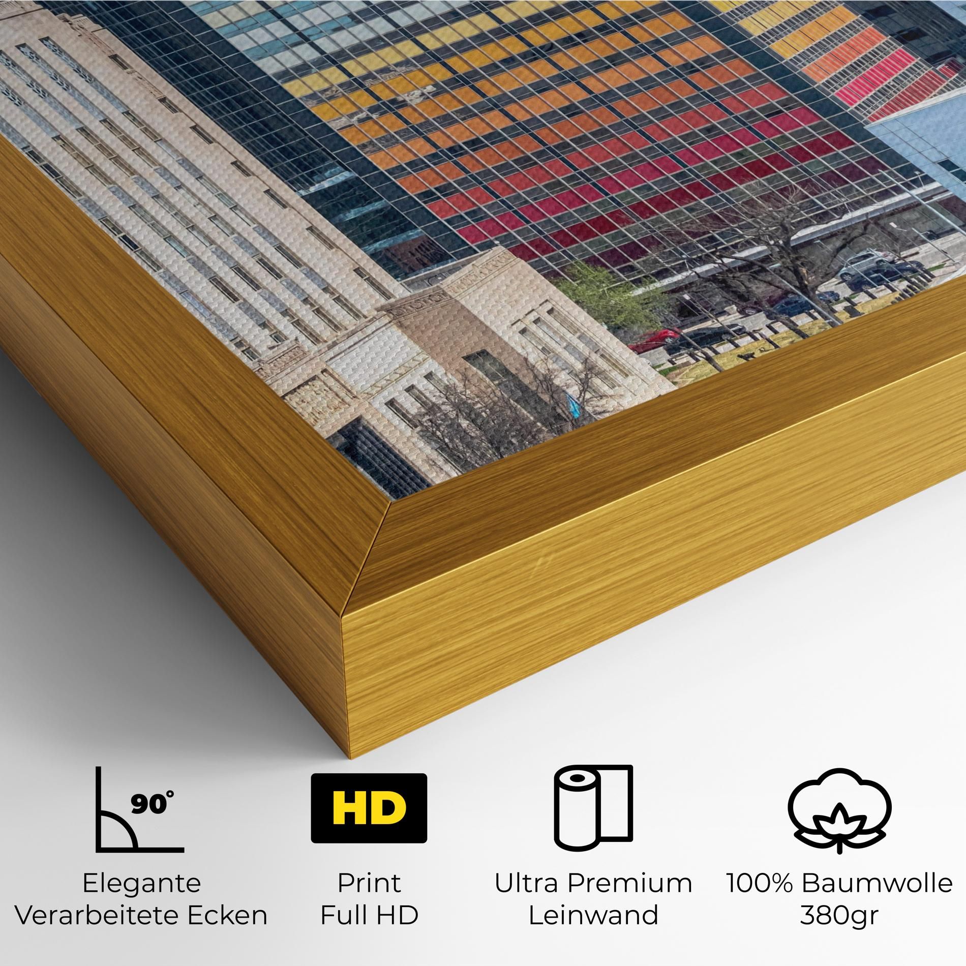 Colorful Urban Building mockup 4