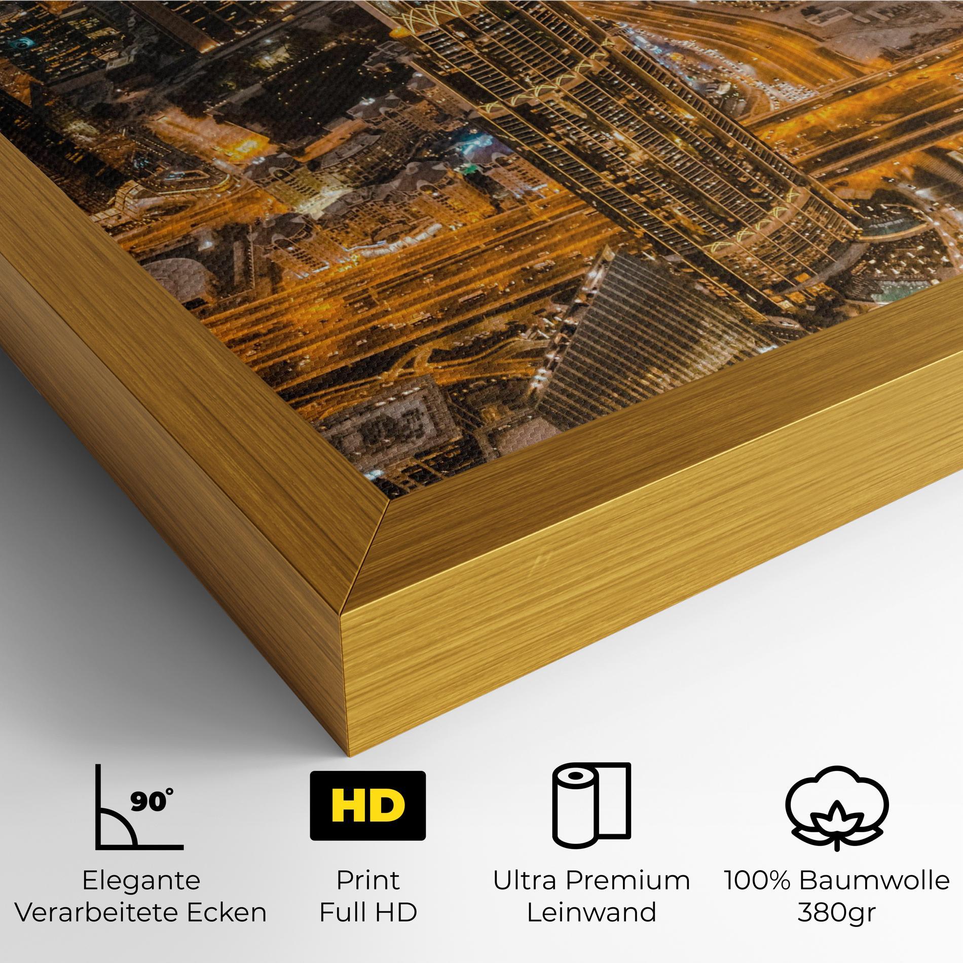 Leinwandbild Dubai Lights mockup 4