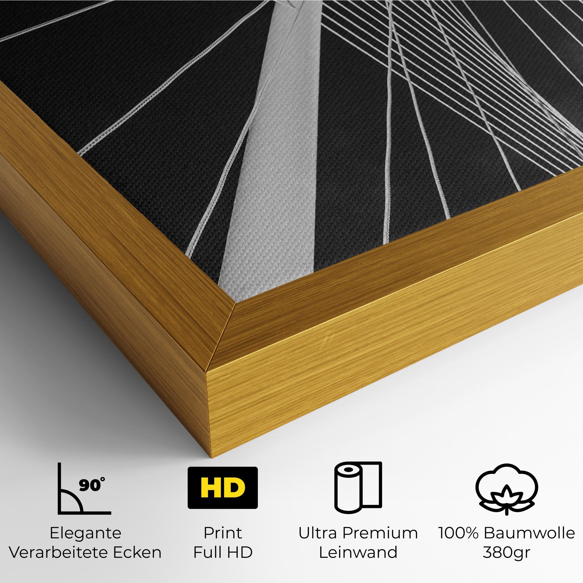 Leinwandbild White Glass Building mockup 4