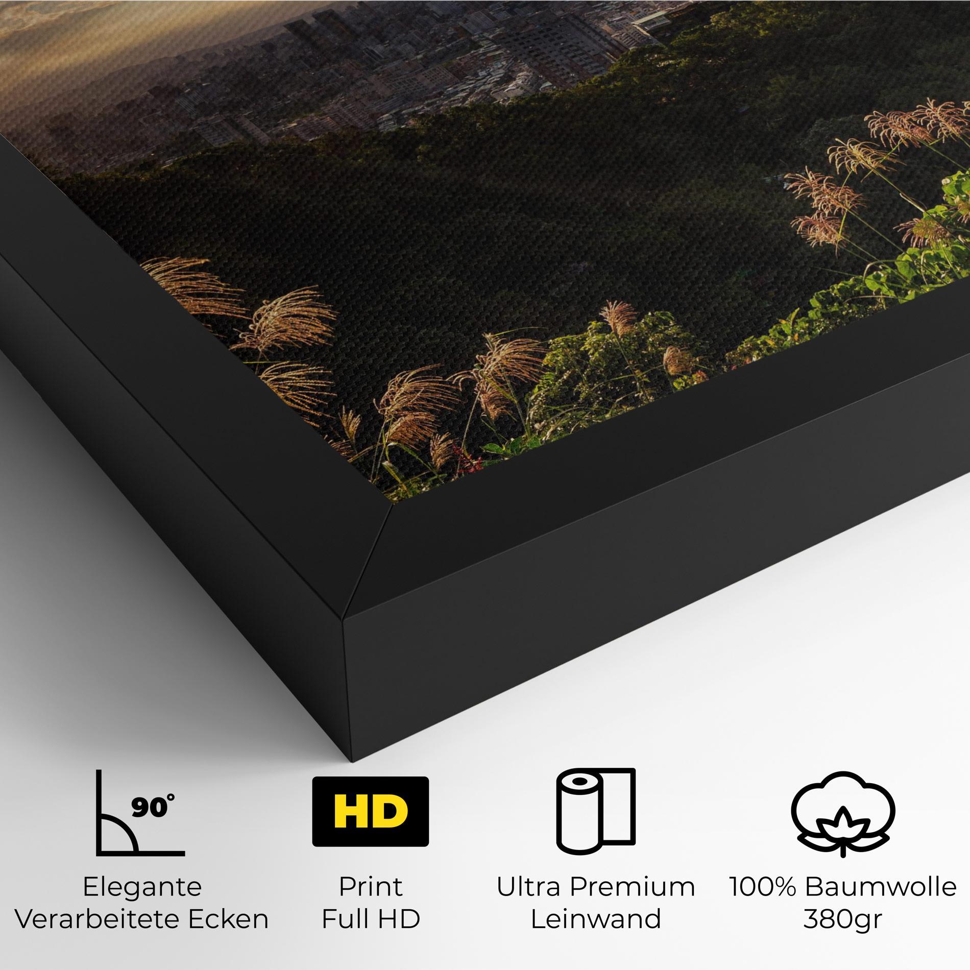 Leinwandbild Big Building Daylight mockup 4