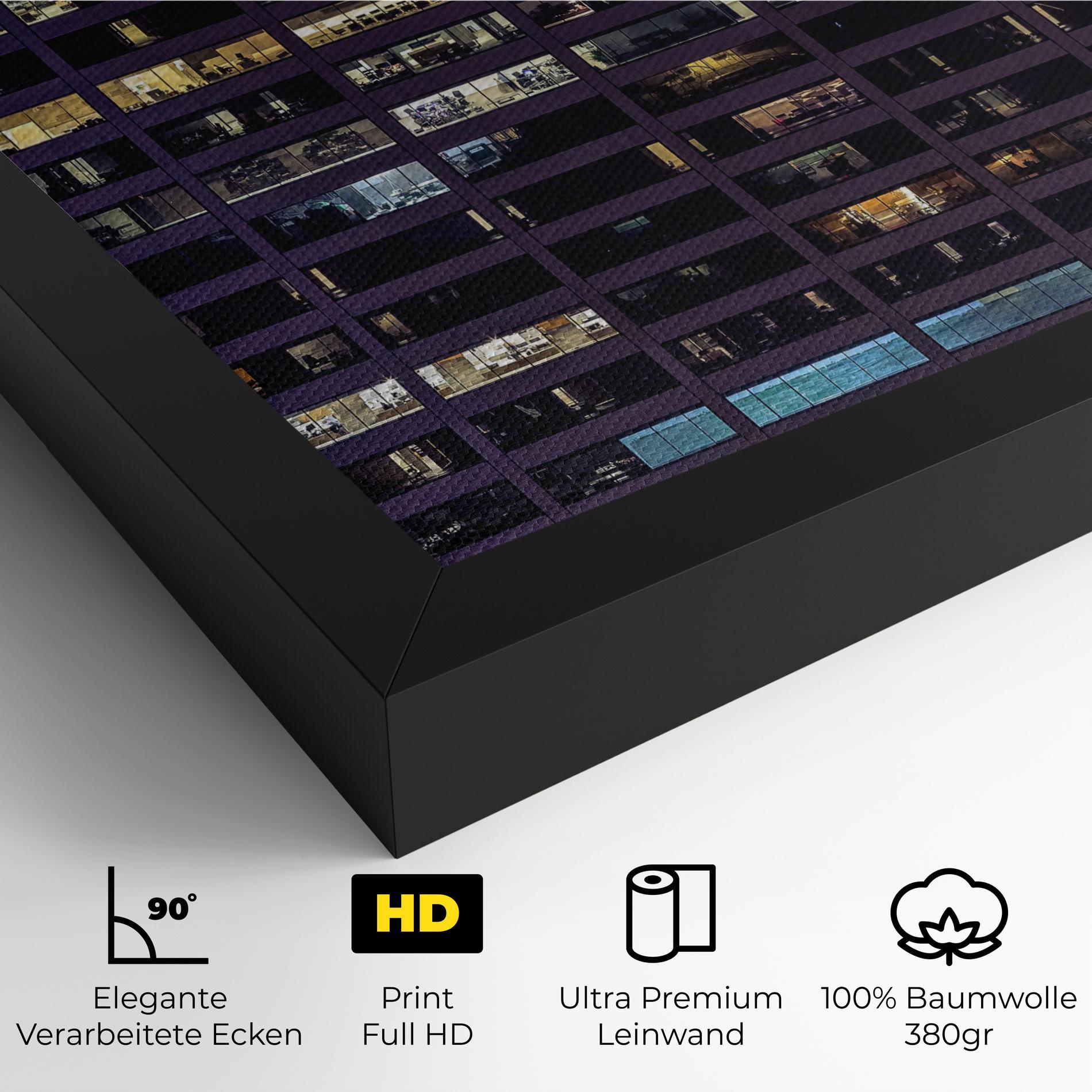 Leinwandbild Building Lights mockup 4