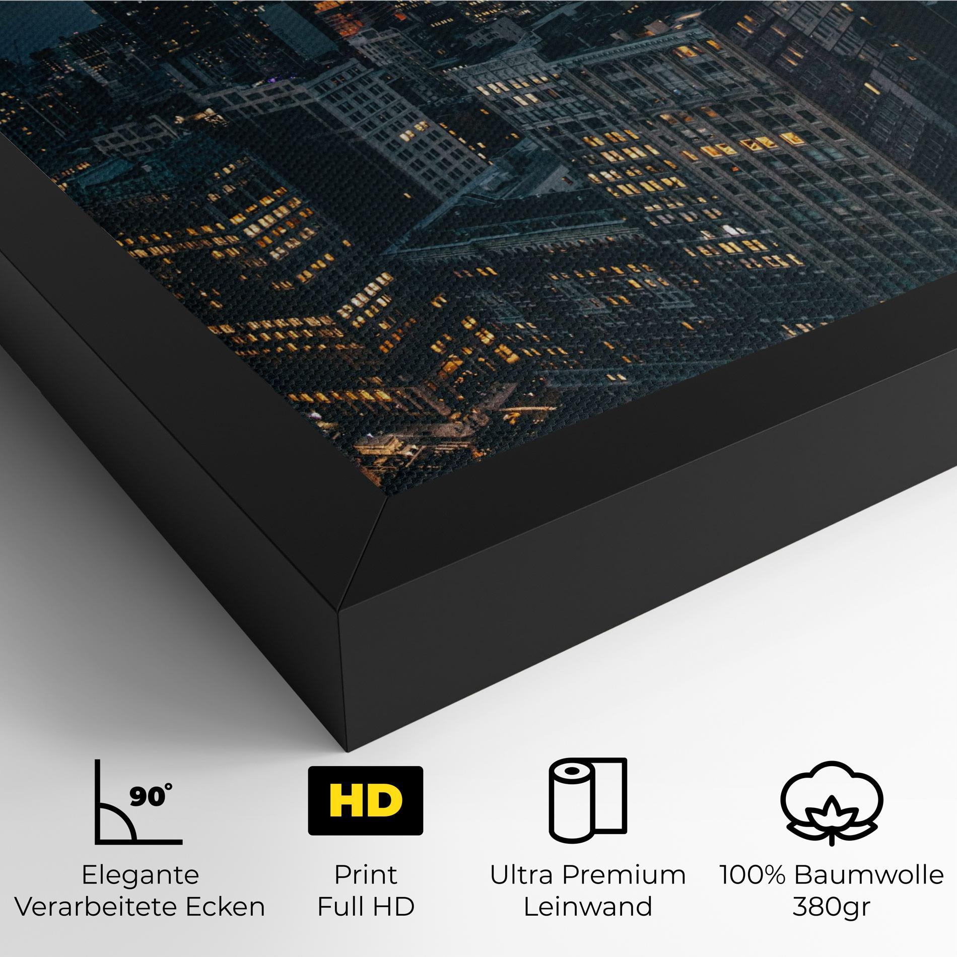 Leinwandbild City Night mockup 4