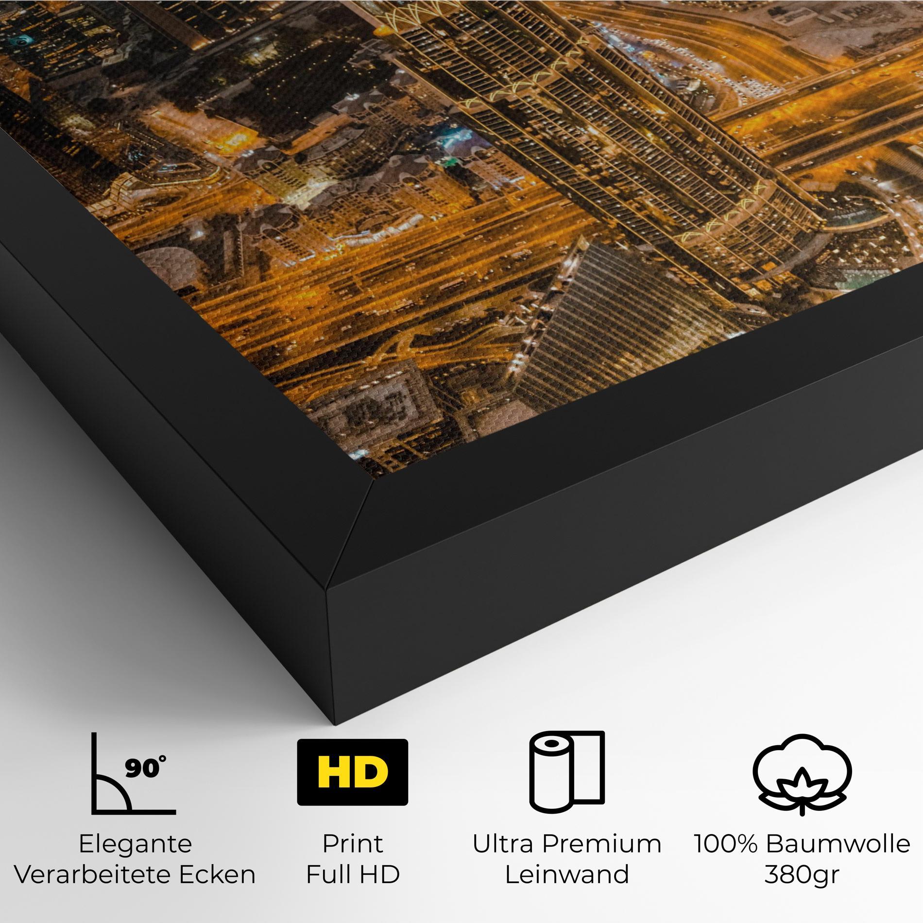 Leinwandbild Dubai Lights mockup 4