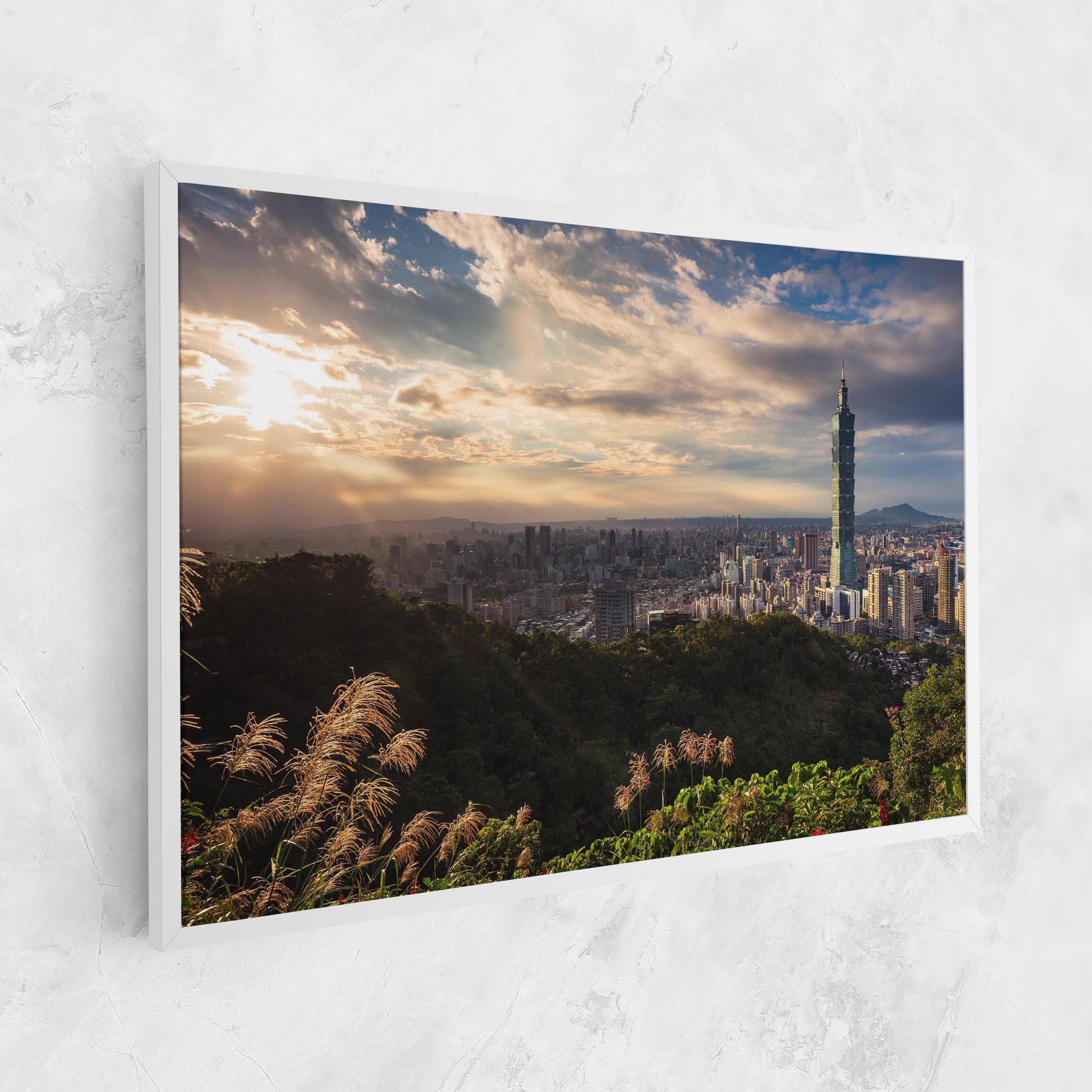 Leinwandbild Big Building Daylight mockup 1