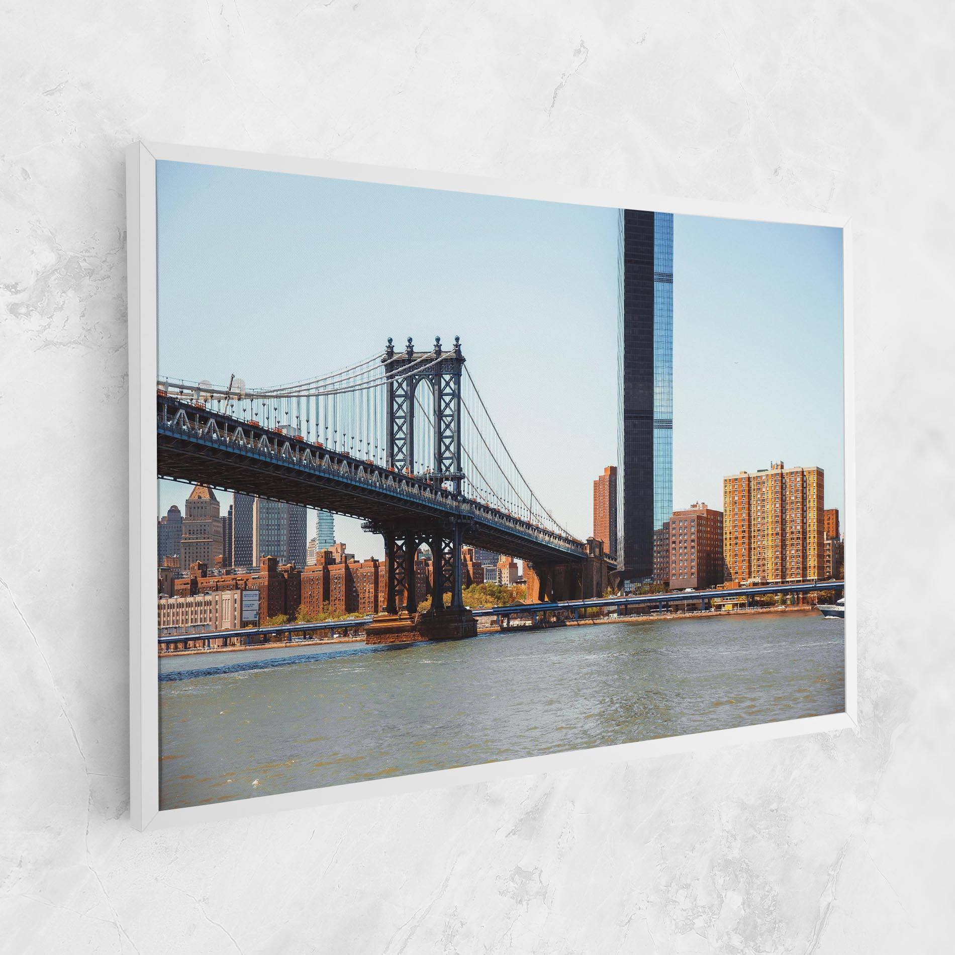 Leinwandbild Big City Bridge mockup 1
