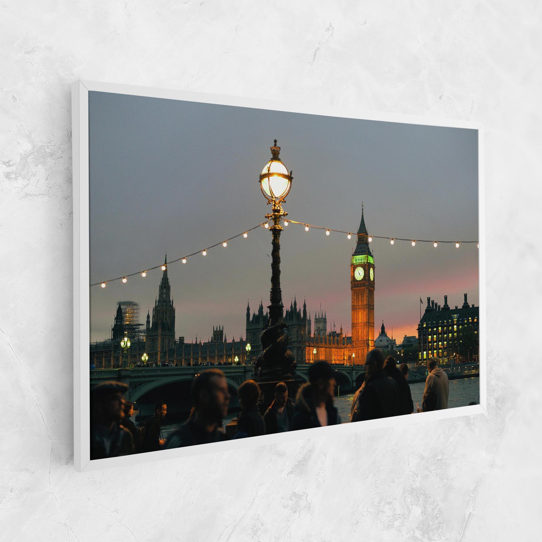 Leinwandbild Clock Lights mockup 1