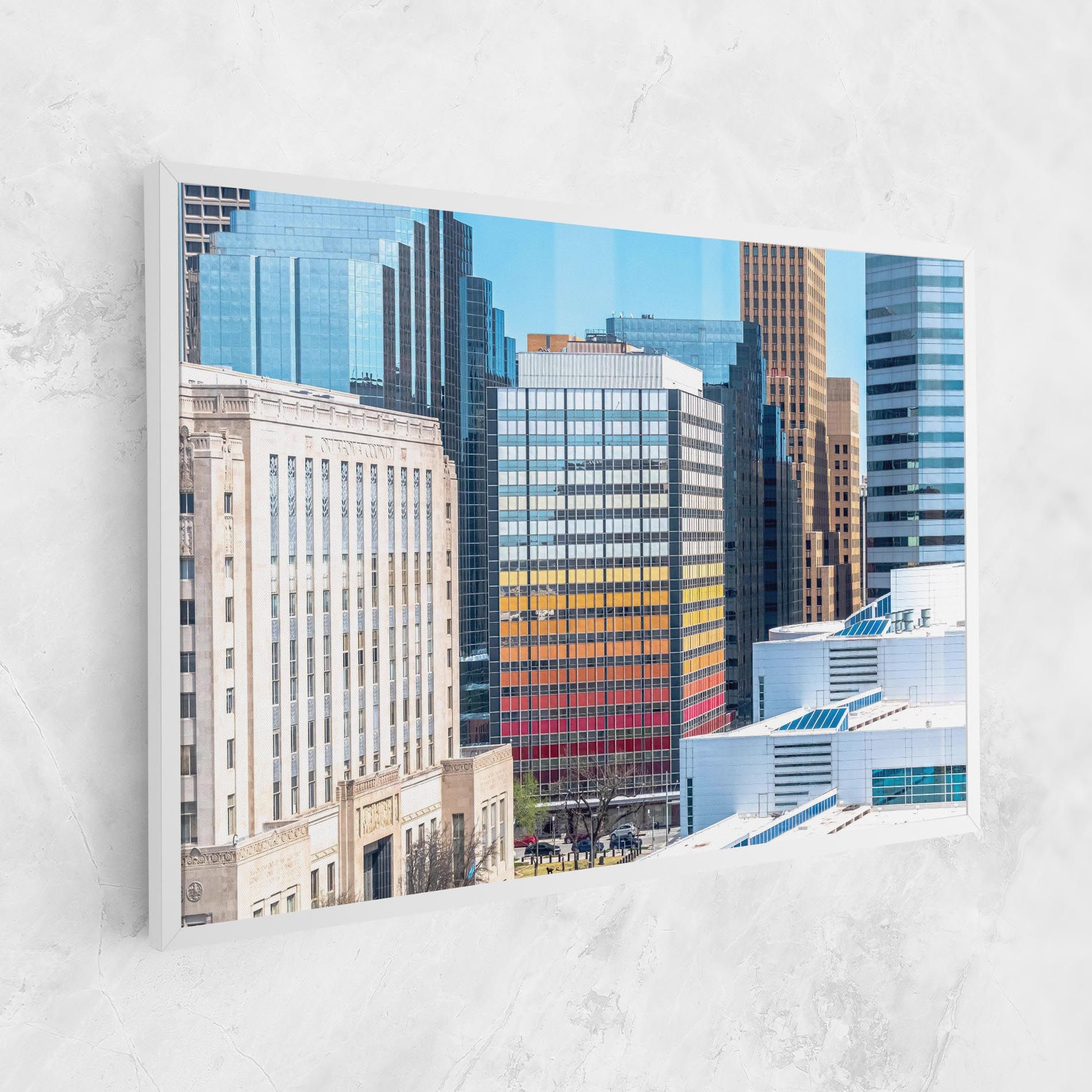 Colorful Urban Building mockup 1