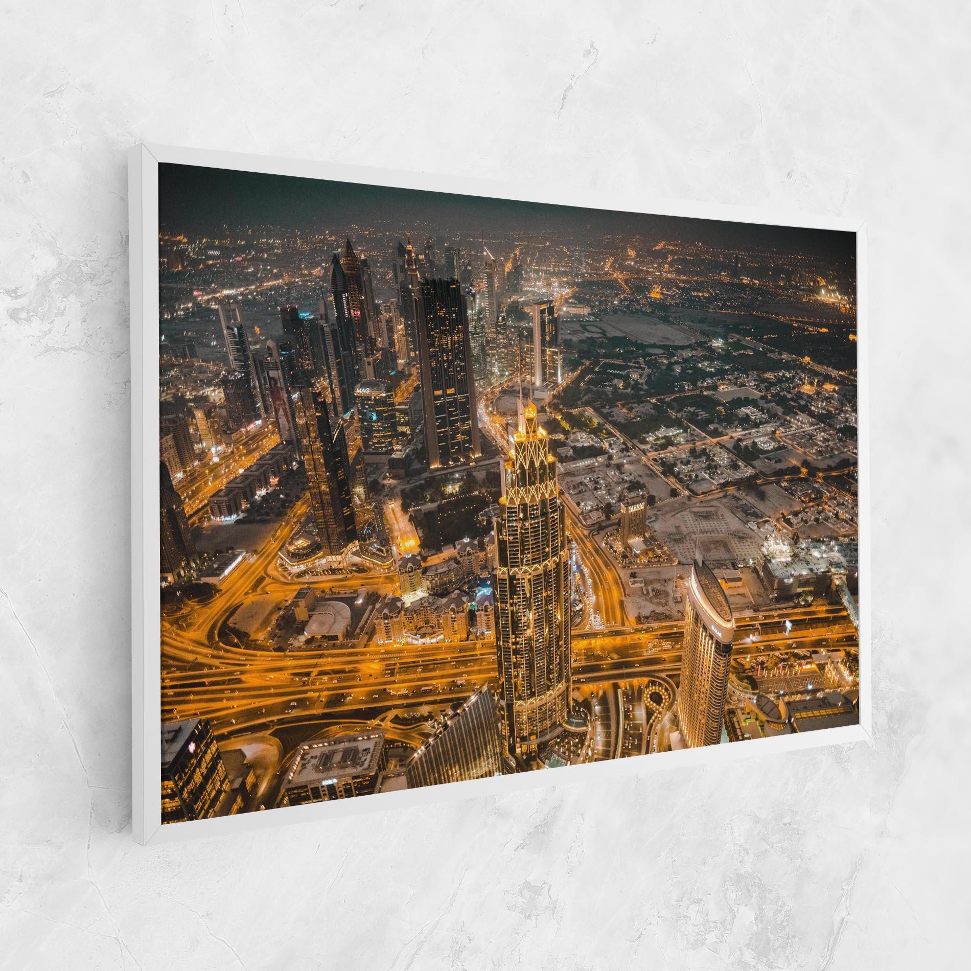 Leinwandbild Dubai Lights mockup 1