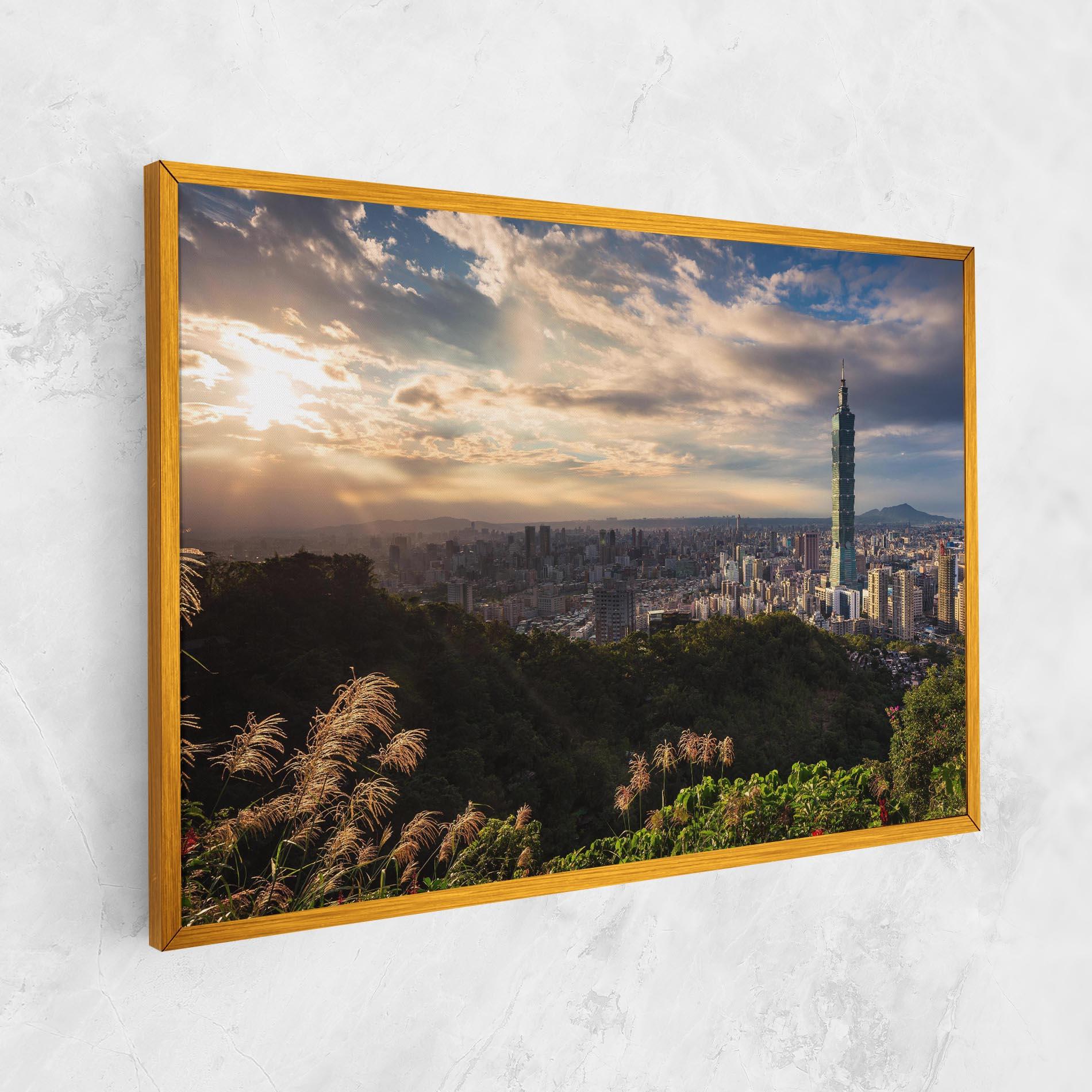 Leinwandbild Big Building Daylight mockup 1