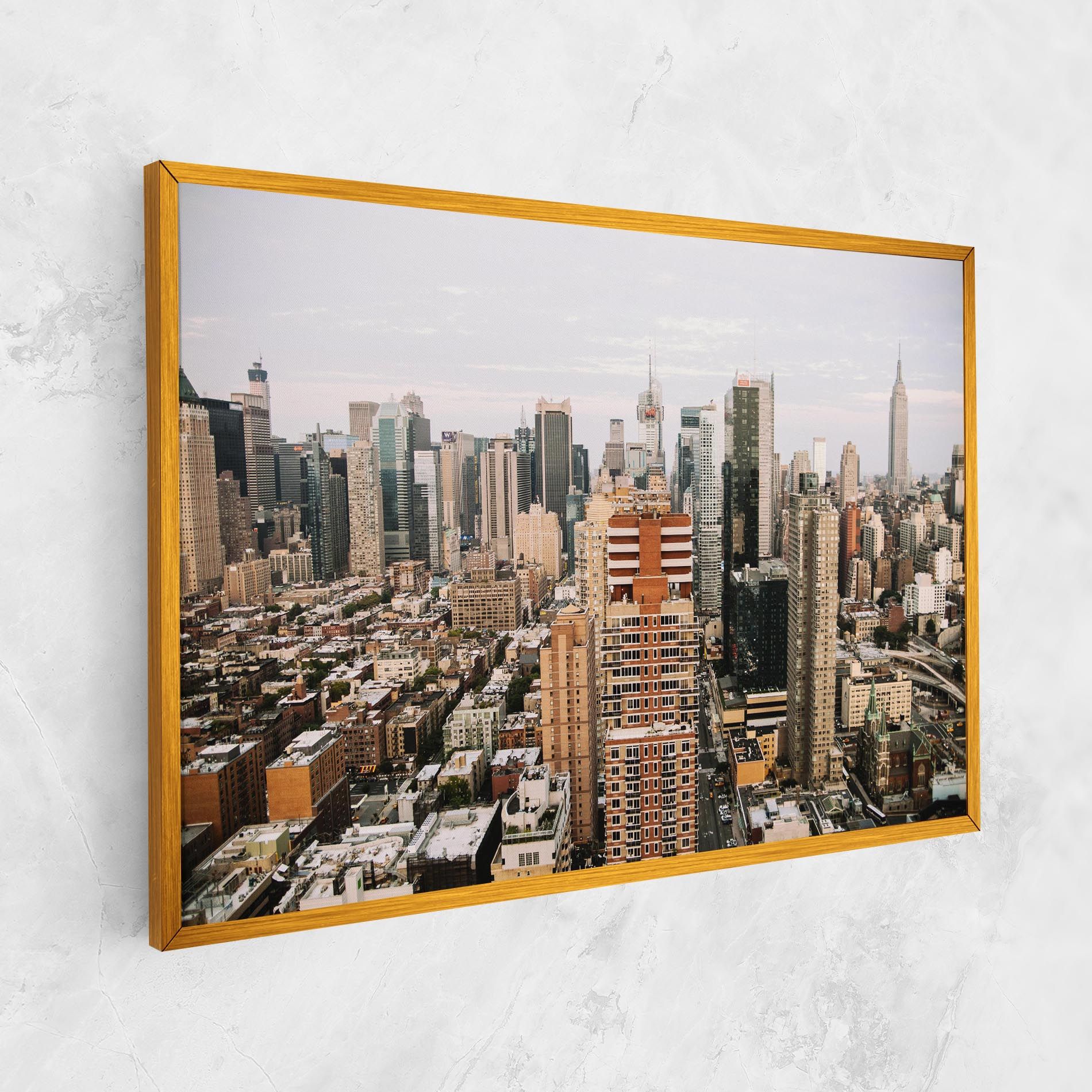 Cream Orange Building mockup 1