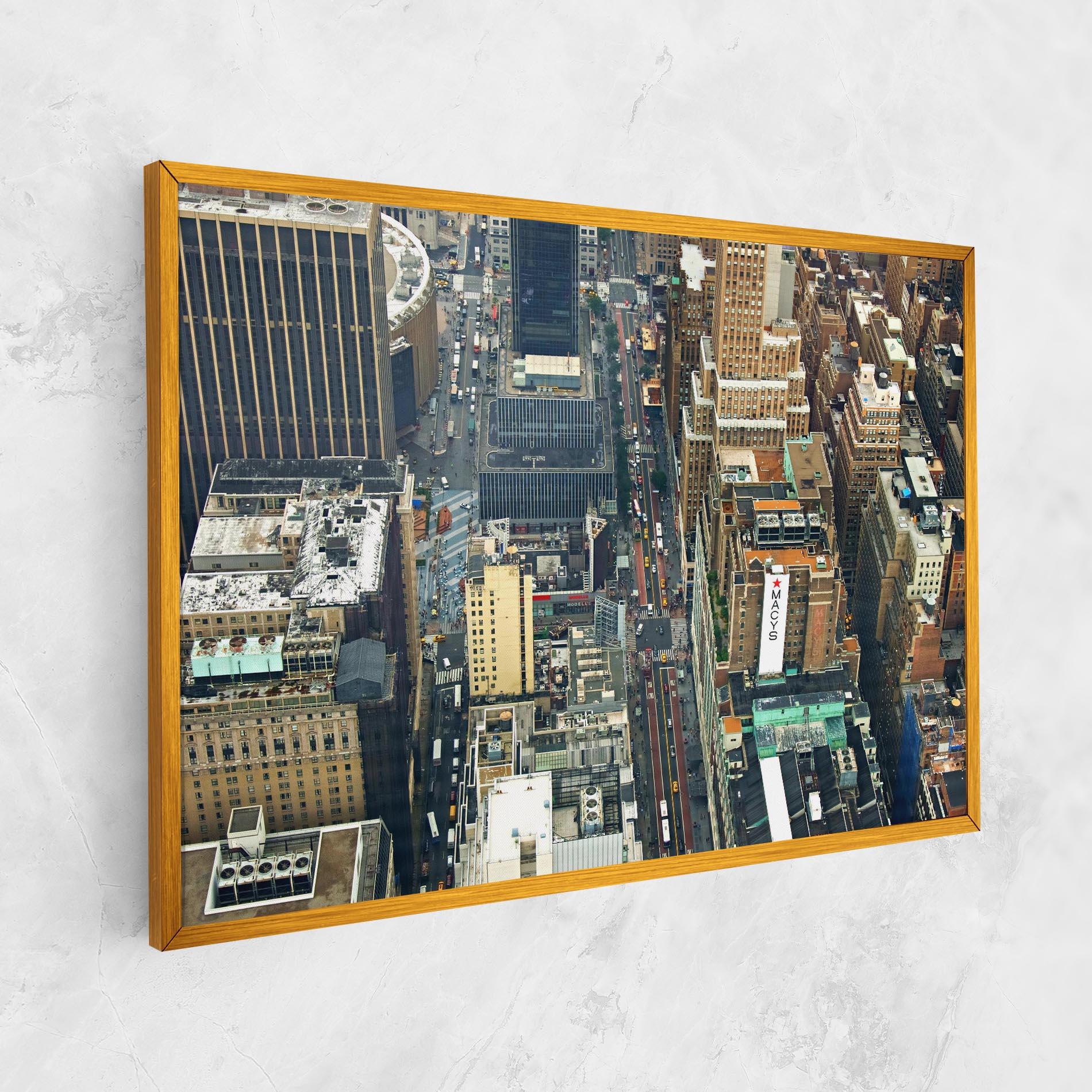 Leinwandbild Cream Tall Building mockup 1