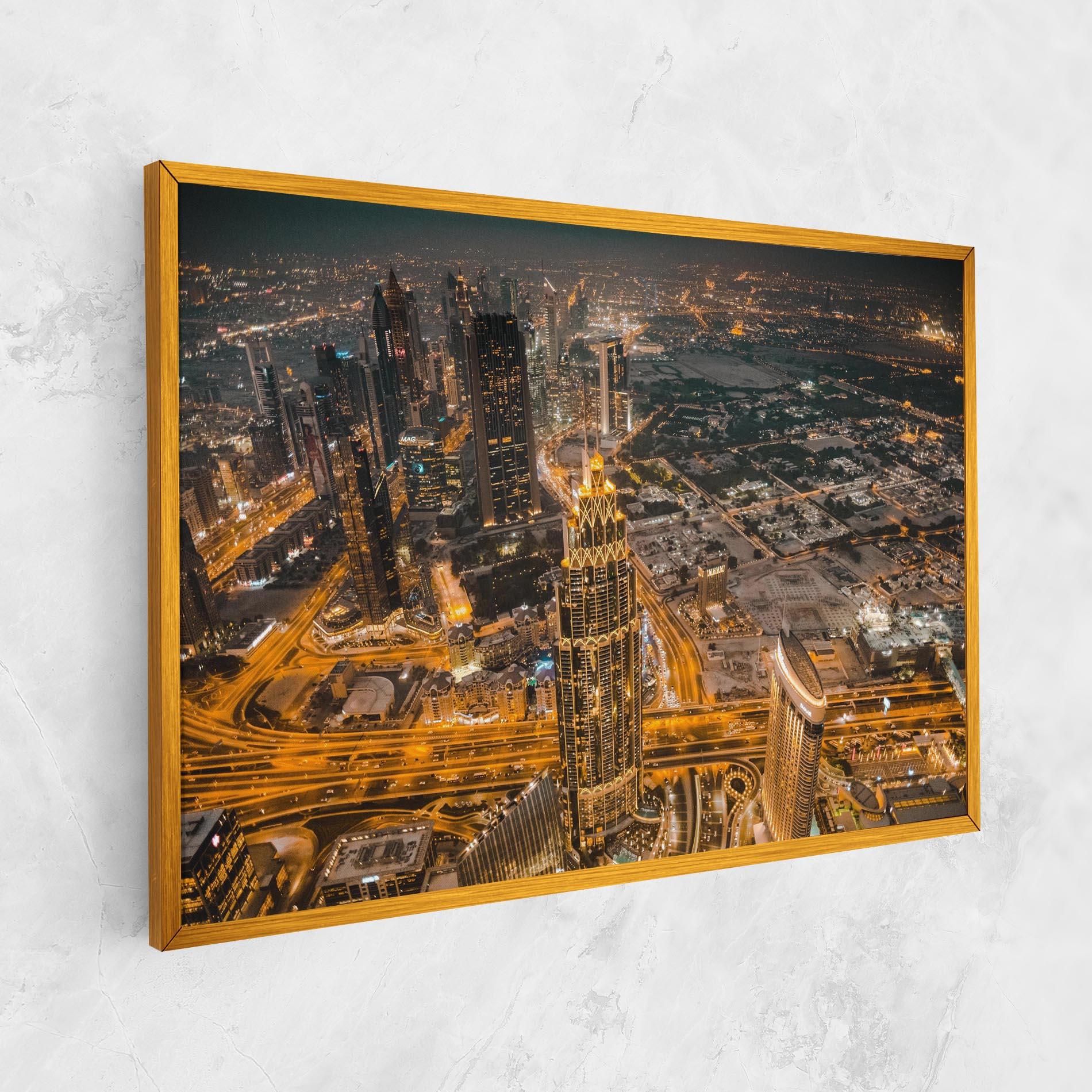 Leinwandbild Dubai Lights mockup 1